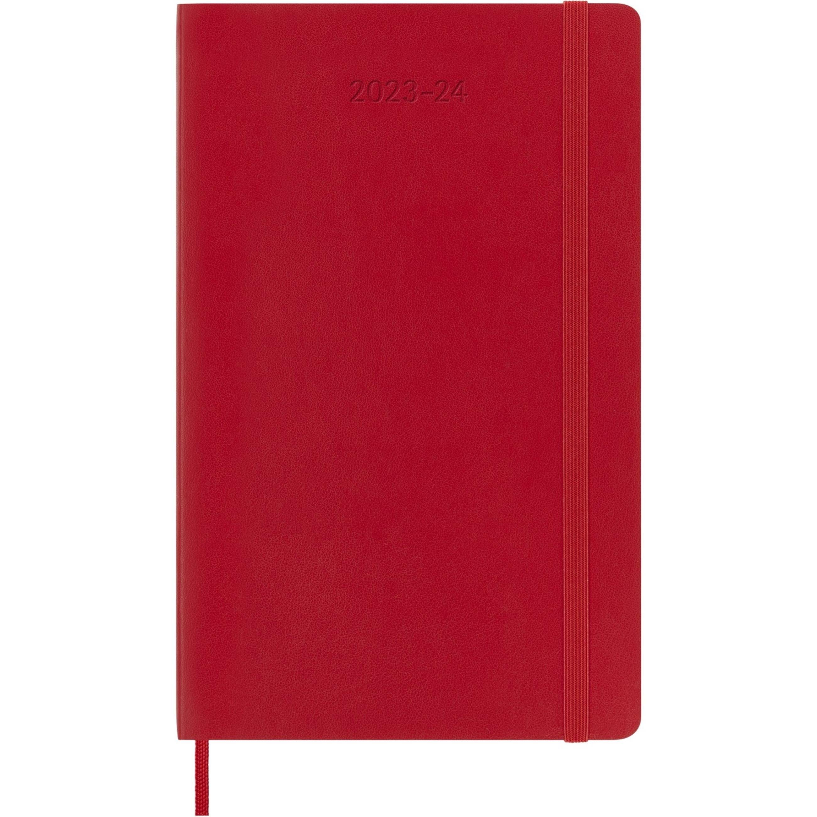 Terminkalender Moleskine 18 Monate Wochen Notizkalender 2023/2024, Large/A5, Schar...