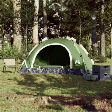 vidaXL Kuppelzelt Zelt Campingzelt 3 Personen Grün Quick Release