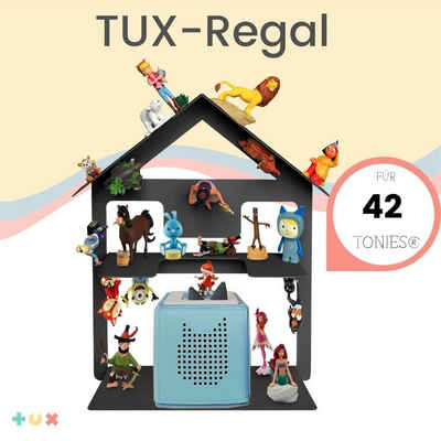 TUX Wandregal TUX-Regal passend für Toniebox für über 42 Tonies "Haus", Komplett-Set, Made in Germany