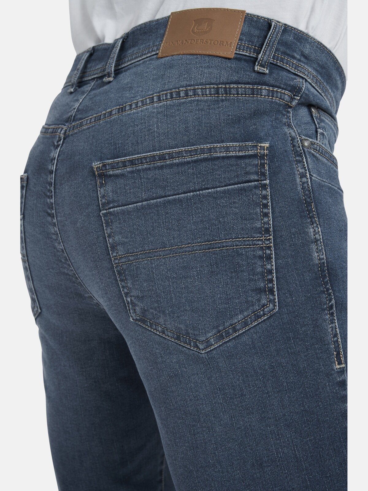 elastisch +Fit PEEKE Jan Vanderstorm Kollektion, Comfort-fit-Jeans