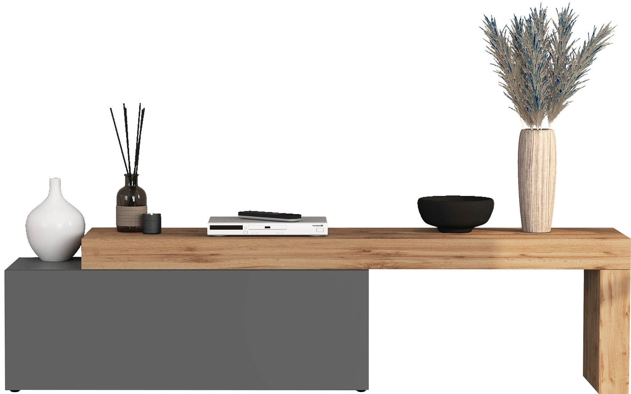 INOSIGN Lowboard Chronos TV-Board, T-Schrank (1 St., Breite verstellbar von günstig online kaufen