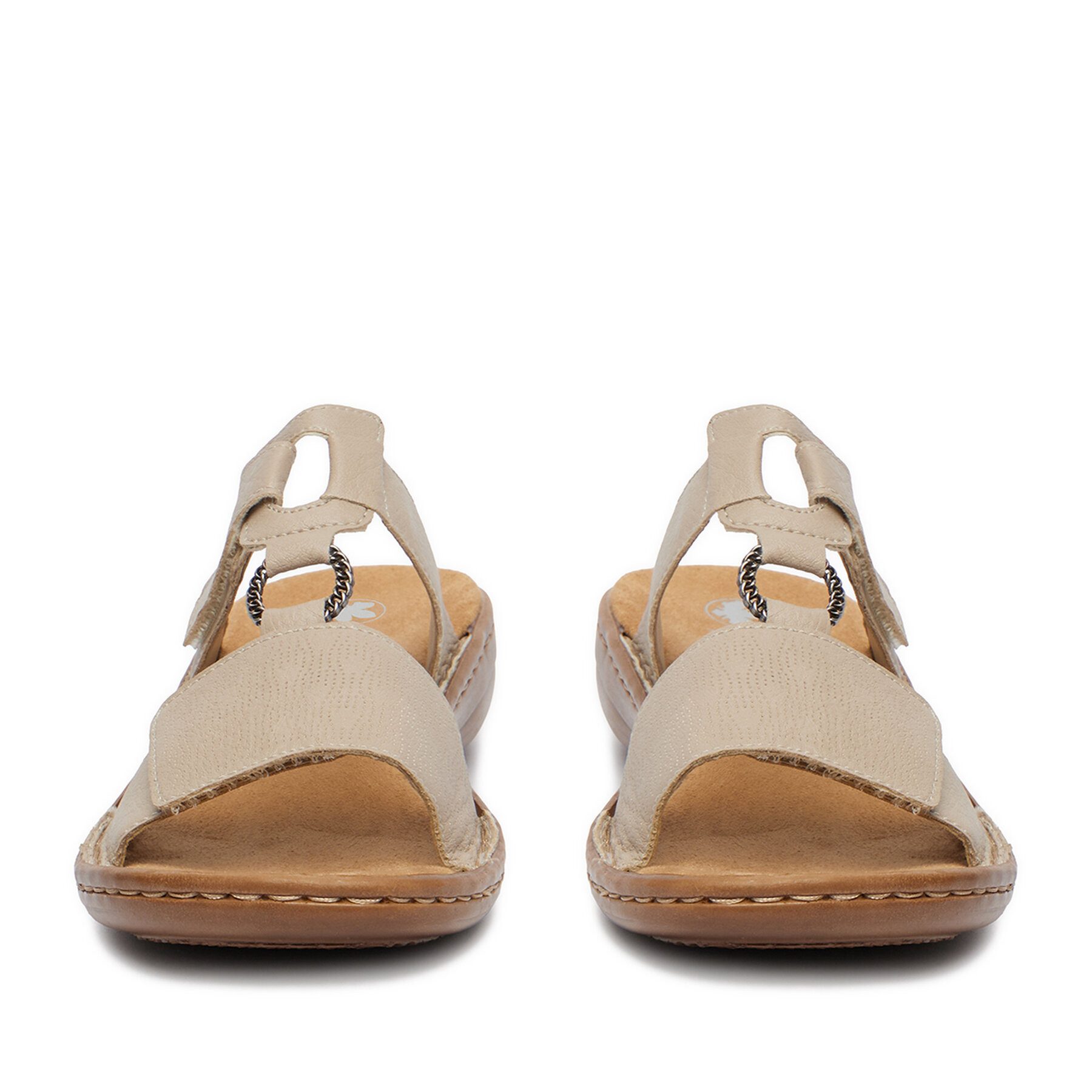 Rieker Rieker Damen-Flip-Flops Beige 60885-62 Badepantolette