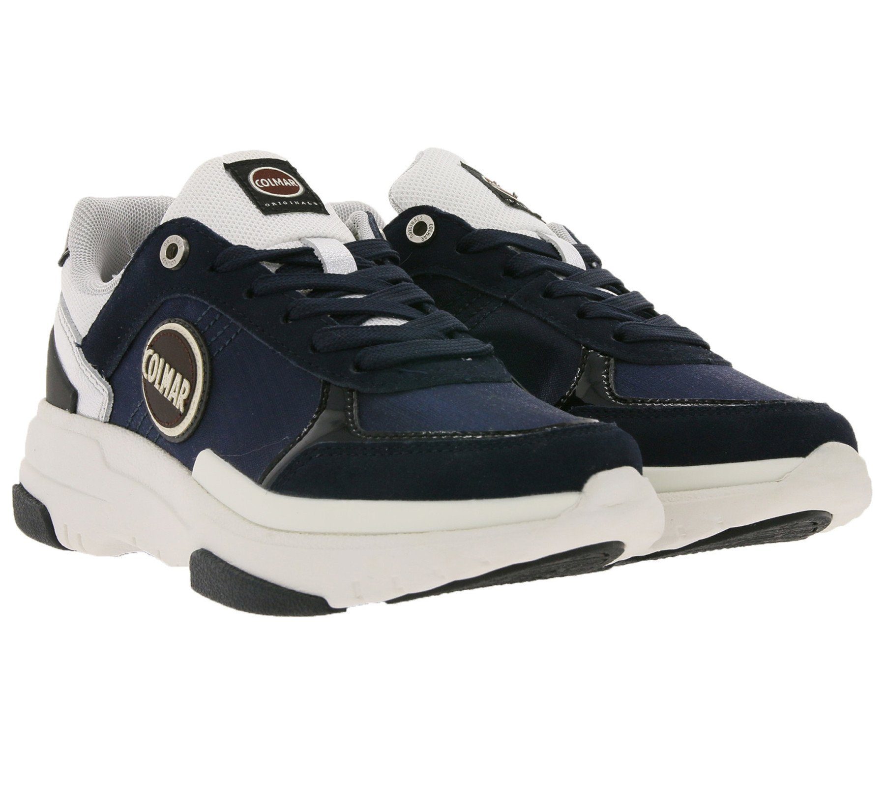 Colmar »COLMAR Low Top Schuhe zeitlose Damen Sneaker mit dicker Sohle  Freizeit-Schuhe Blau/Weiß« Sneaker online kaufen | OTTO