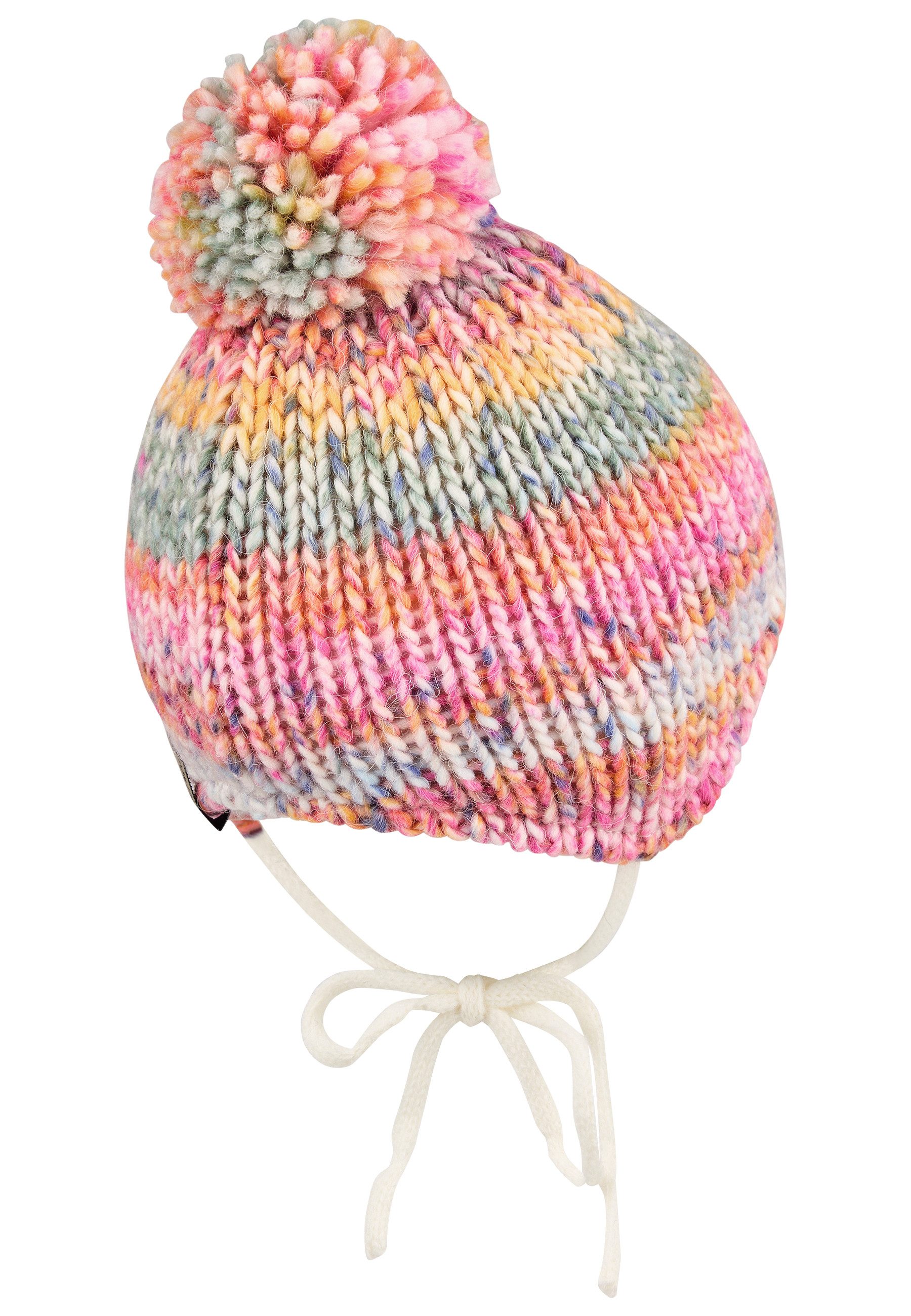 Sterntaler® Bommelmütze Bommelmütze Farbmix (1-St)