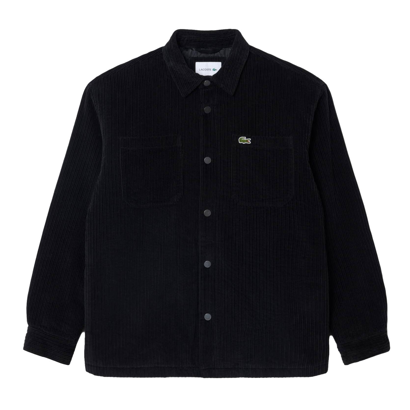 Lacoste Langarmhemd Lacoste Padded Corduroy Overshirt