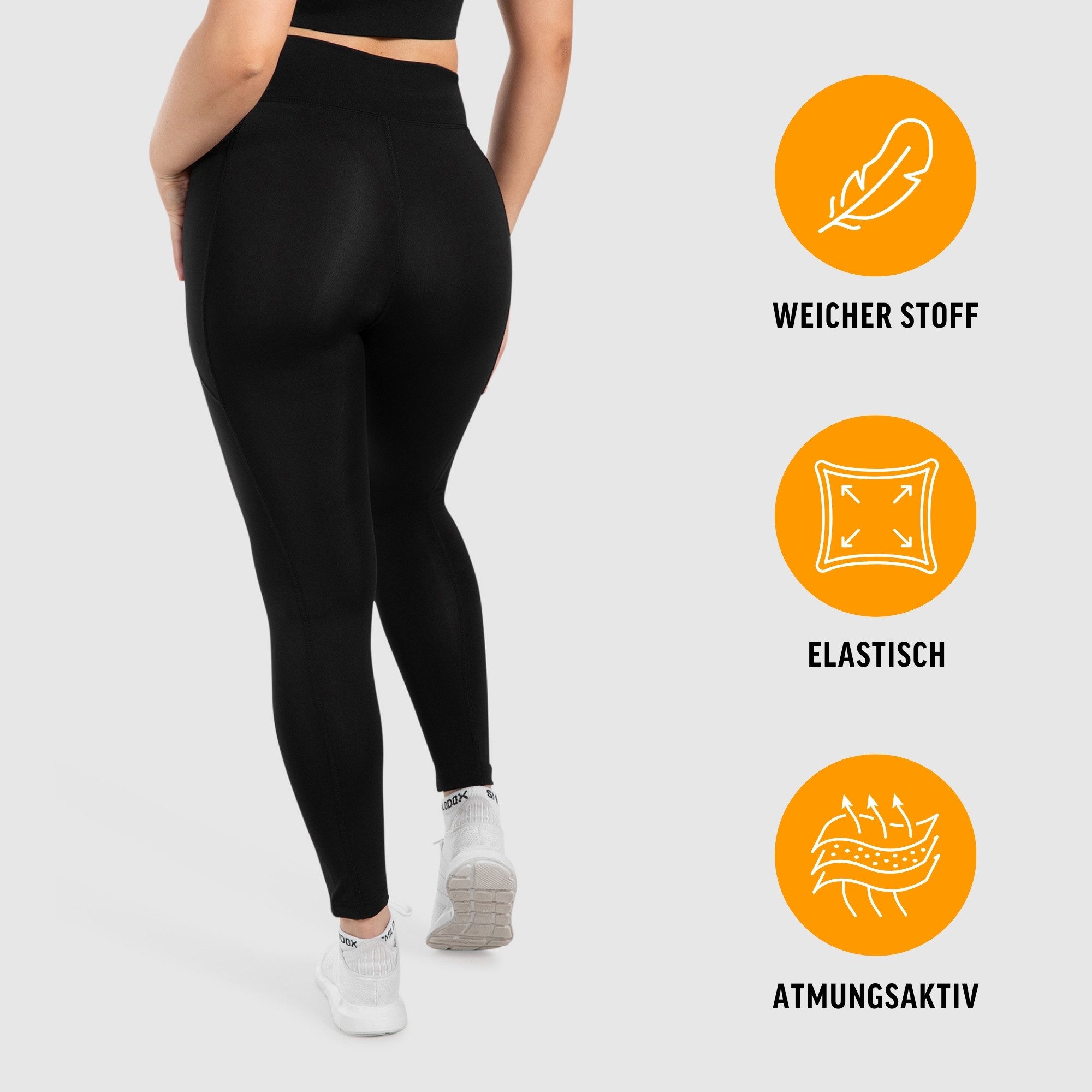 Smilodox Leggings SoftFeel Leticia, High Waist Yogahose mit seitlichen Tasc günstig online kaufen