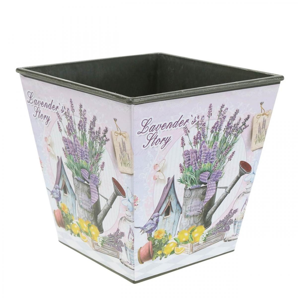 Florists Products Blumentopf Pflanzgefäß Lavendeldekor Landhausstil Blumentopf Dekoration