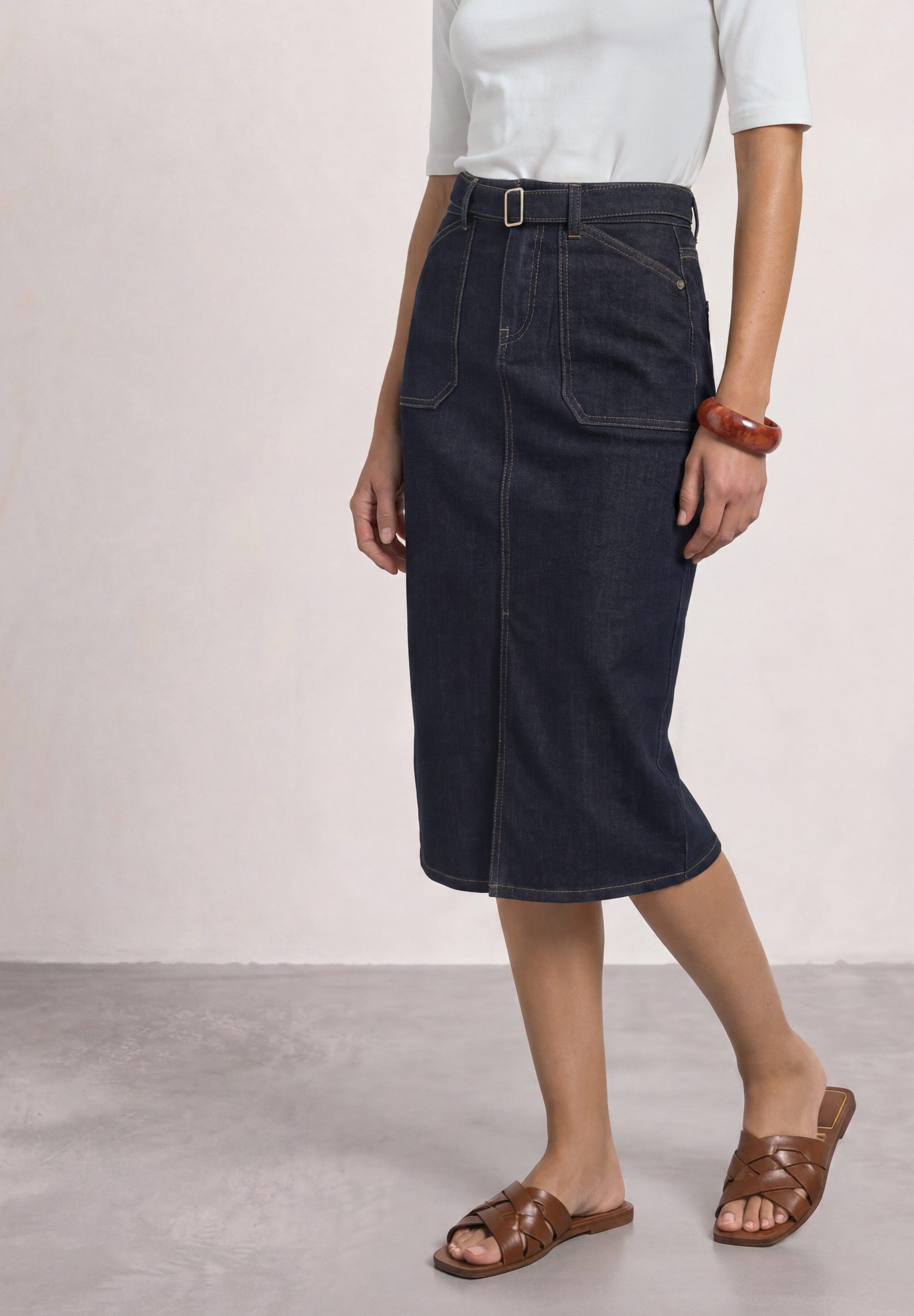 STREET ONE Jeansrock High Waist