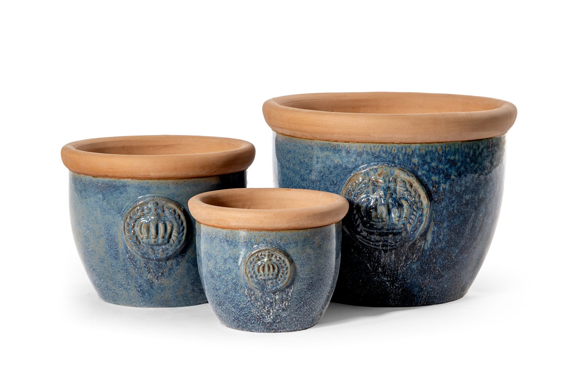 Teramico Pflanzgefäß Dora XL - Frostfester Betontopf 40cm