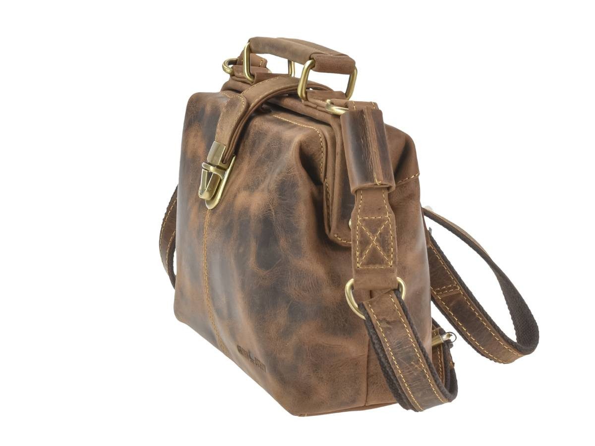 Greenburry Handtasche "Vintage" Bügeltasche Leder, Shopper, Damentasche, Umhängetasche 26x20cm