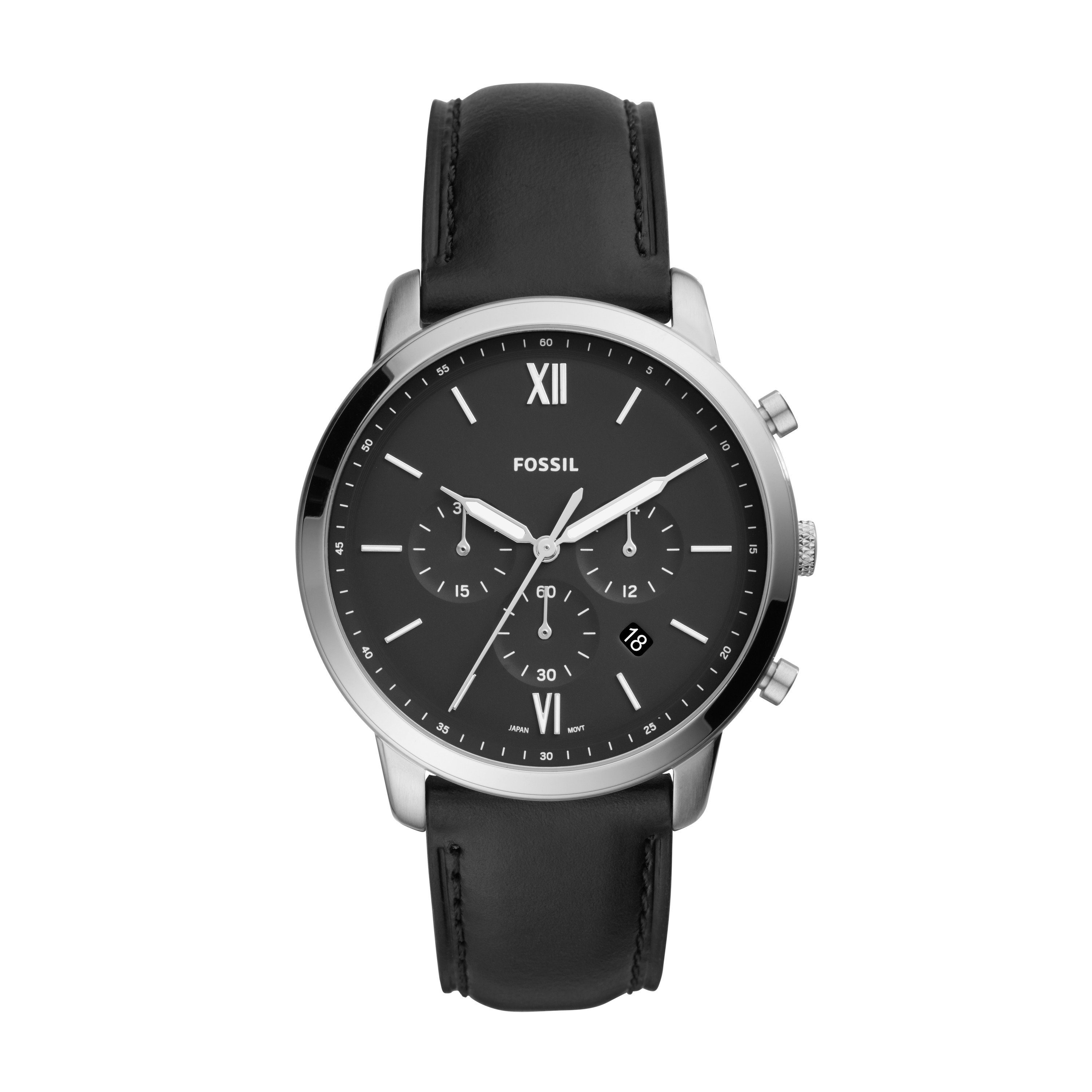 Fossil Chronograph Neutra Chronograph Leather Echtleder günstig online kaufen