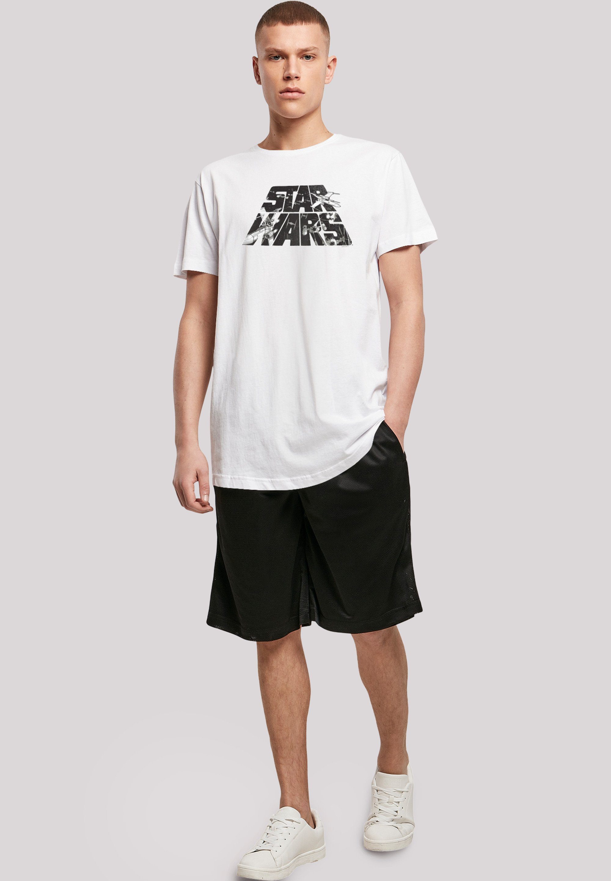 F4NT4STIC T-Shirt Star Print Space Logo Sketch Wars