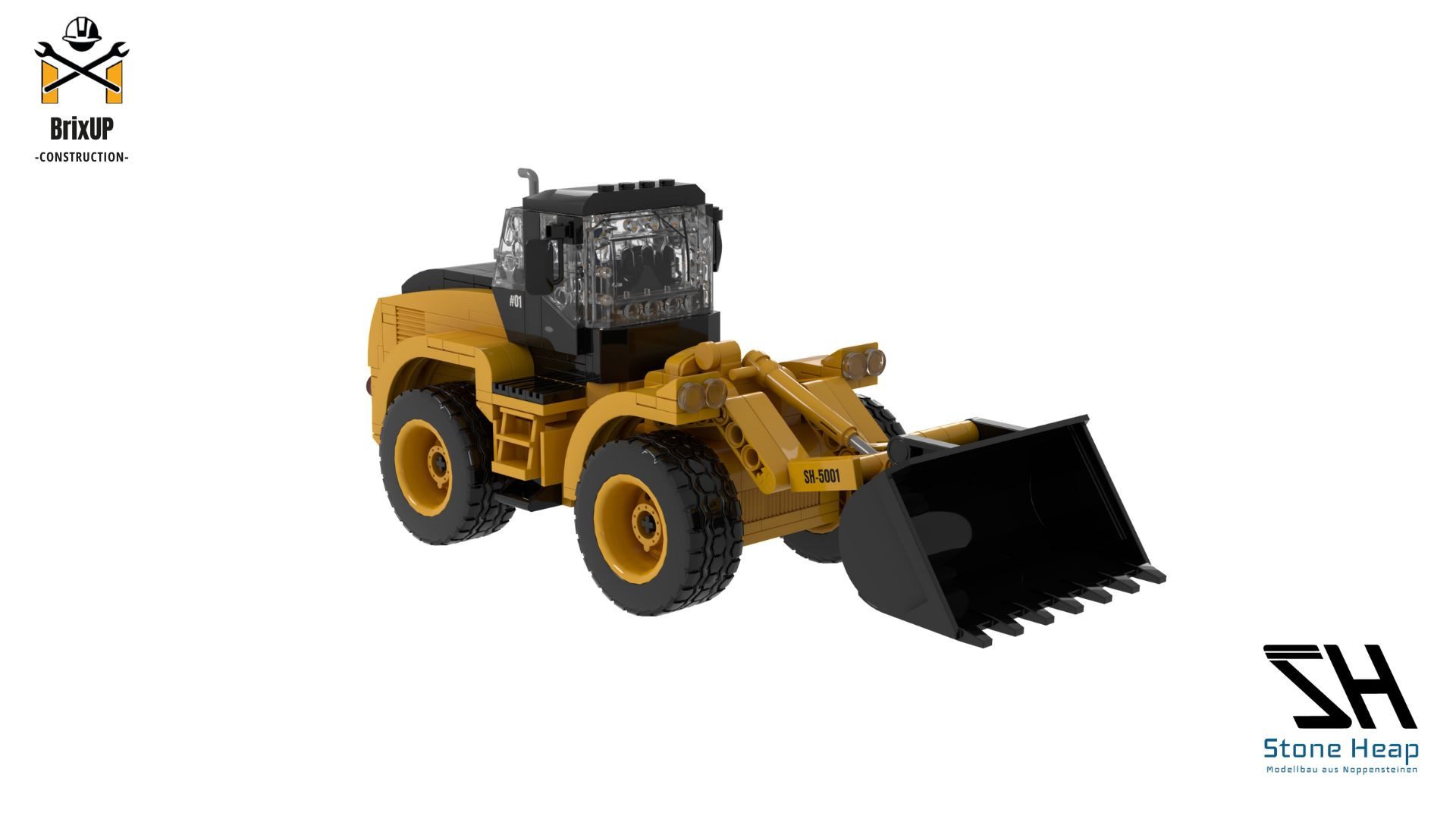 Stone Heap Stone Heap SH-5001 Radlader Spielbausteine