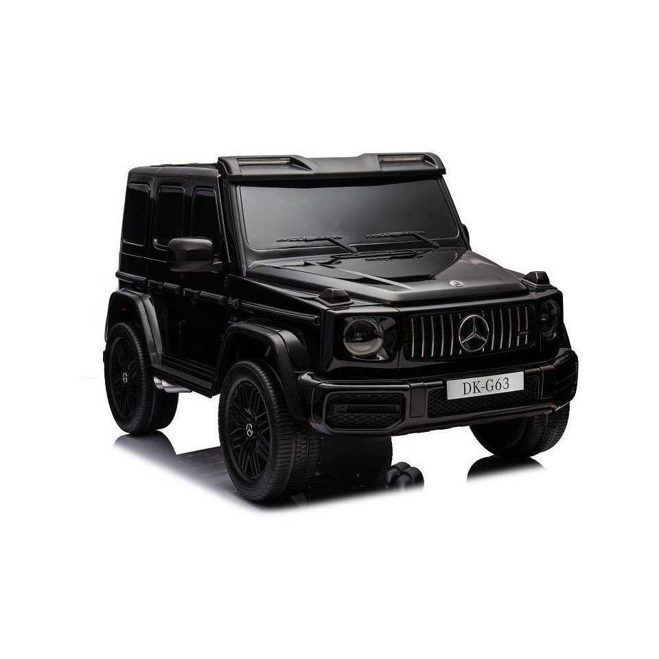 ES-Toys Elektro-Kinderauto Elektro Kinderauto Mercedes G63 AMG 2-Sitzer, 24V, Allrad – Schwarz
