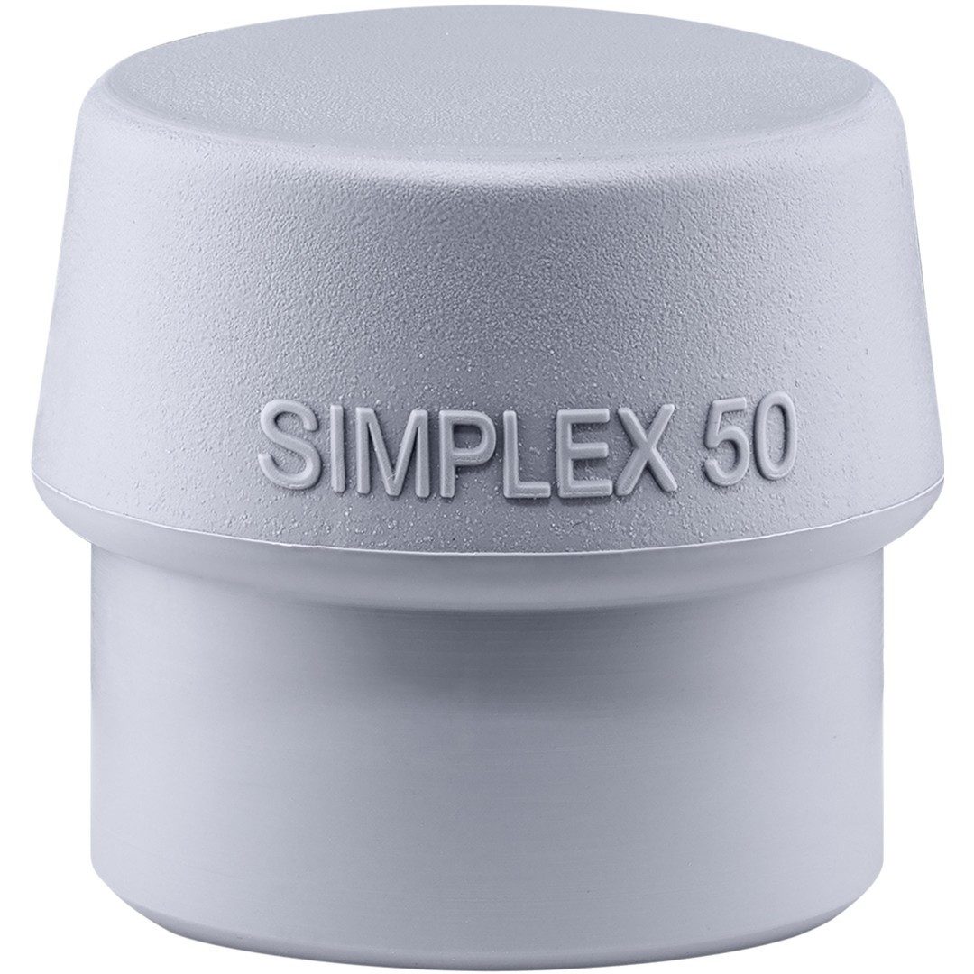 Gummihammer HALDER SIMPLEX Ersatzeinsatz TPE-mid grau 50mm