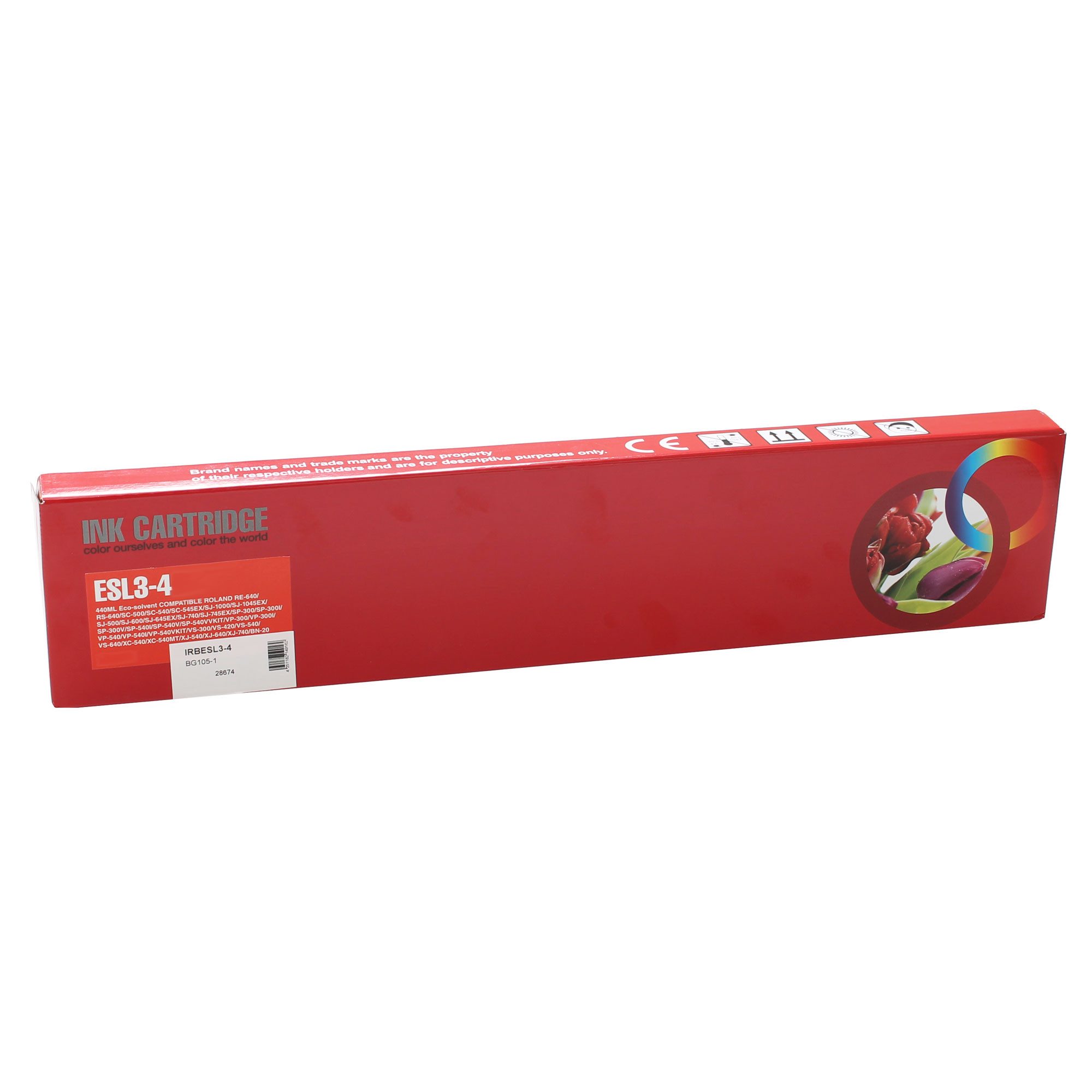 ABC Kompatible Druckerpatrone für Roland ESL3-4 Hell Cyan 440 ml SC500 SC5 Tintenpatrone