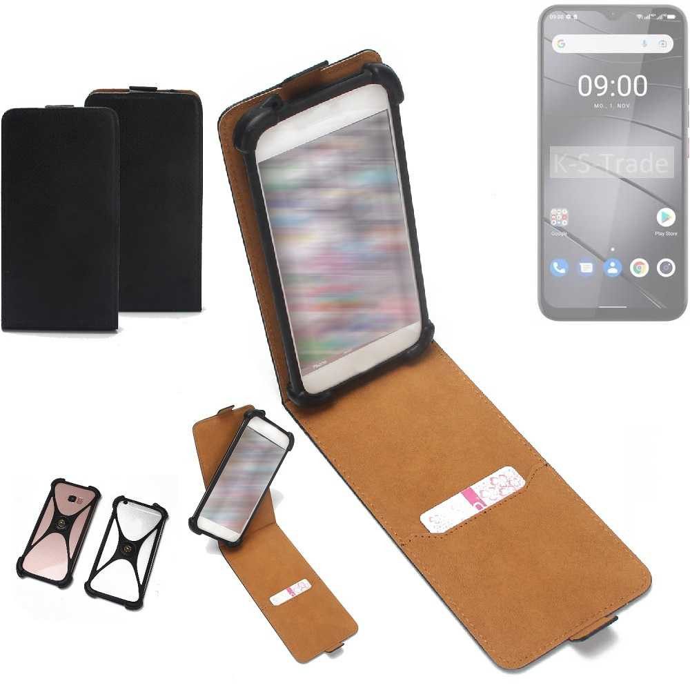 K-S-Trade Handyhülle für Gigaset GS5, Handyhülle Schutzhülle Hülle Case Cover Flip Style Bumper