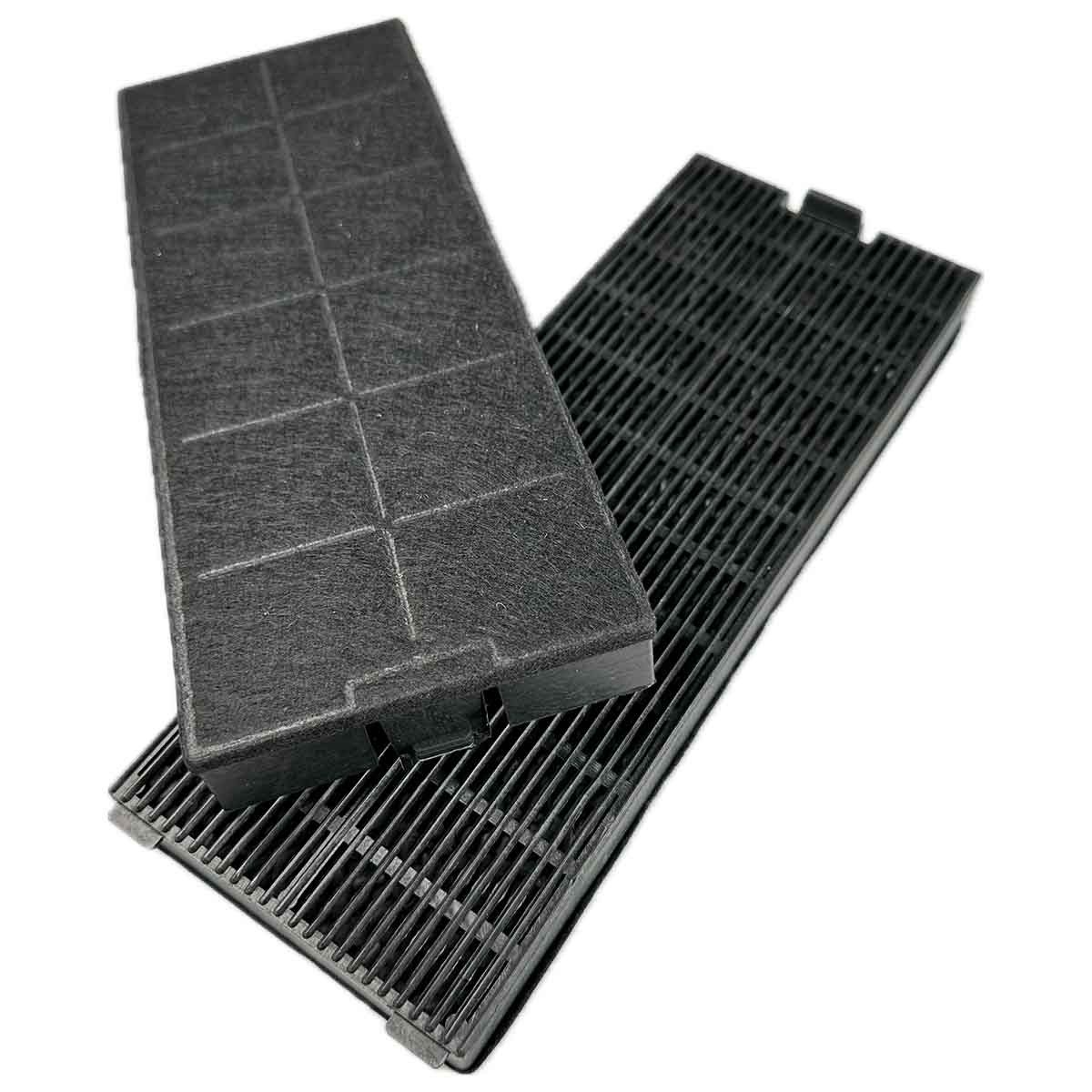 AIR2GO Aktivkohlefilter für Essentiel B 49016876 / 136904 (2 Stück), Zubehör für Aktivkohlefilter für ESSENTIEL B, Passend für Dunstabzugshauben von ESSENTIEL B
