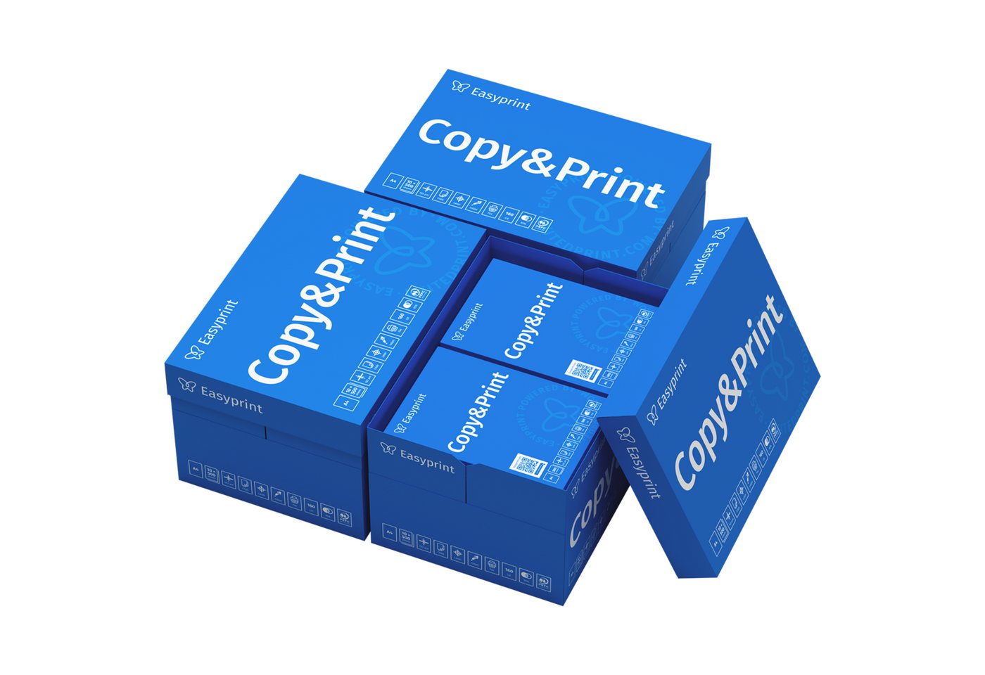 Thumbnail - Easyprint Drucker- und Kopierpapier Kopierpapier 15000 Blatt A4 Premium Hochweiß CIE 160 Testsieger PEFC
