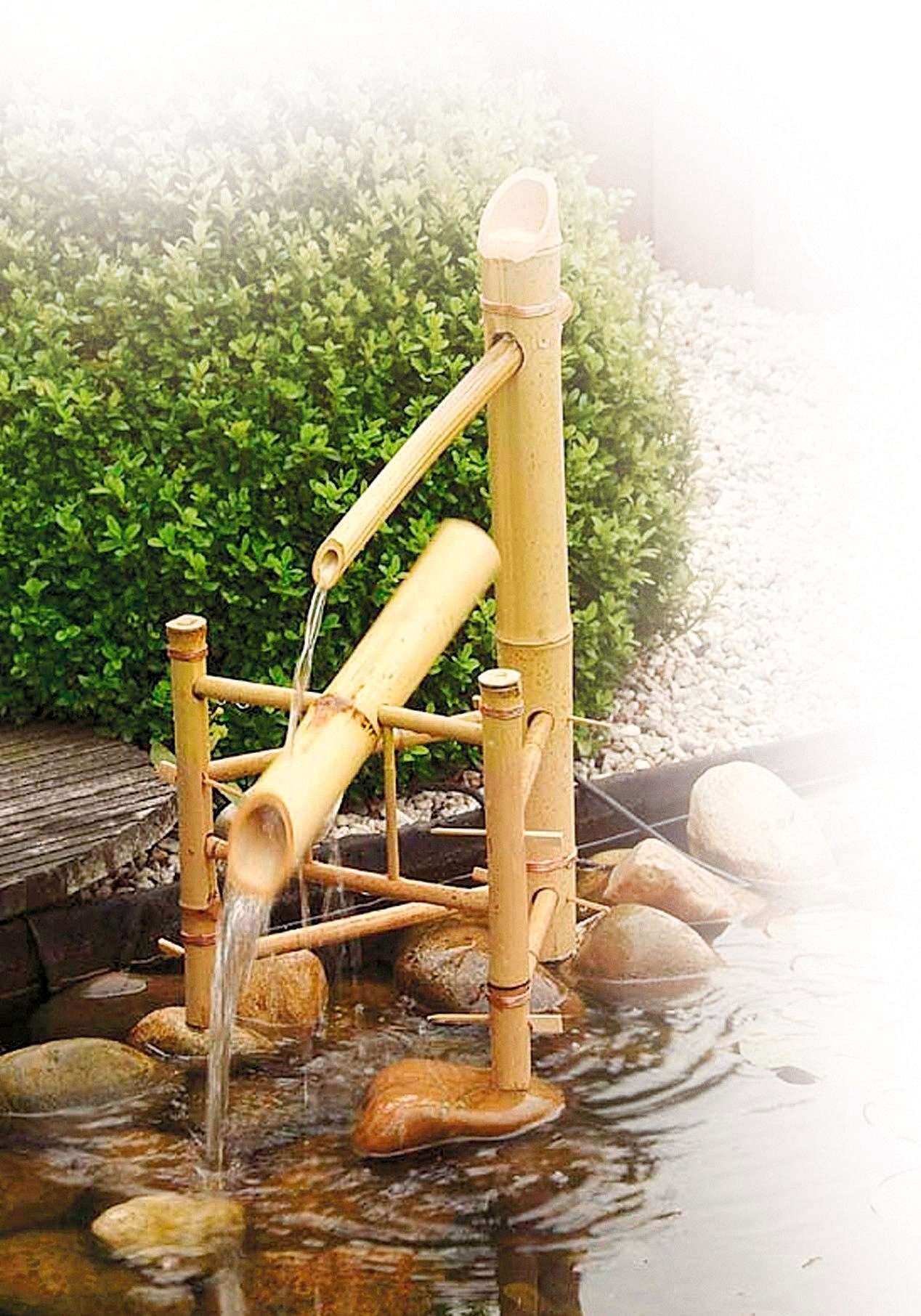 Ubbink Wasserspiel Bambus, (Set), 66 cm Höhe