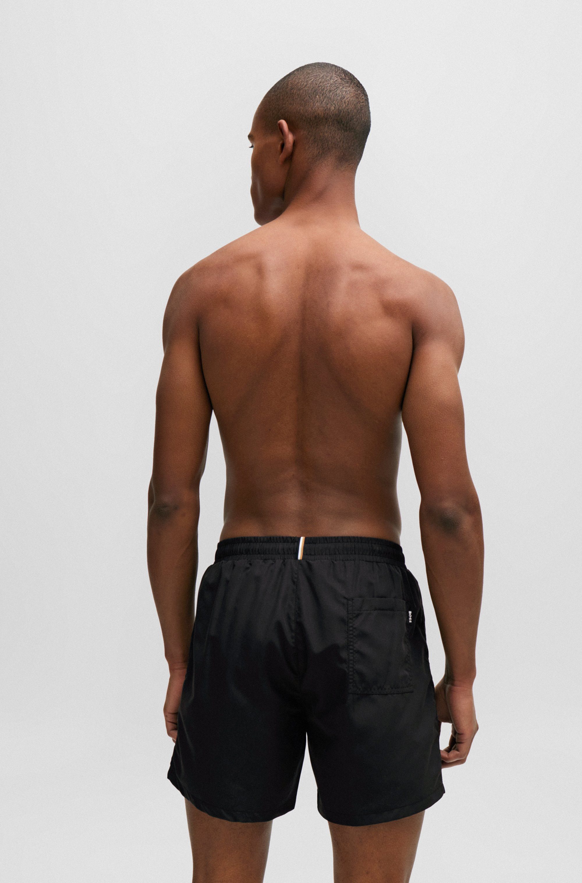 BOSS Badeshorts Dolphin mit seitlichem Kontraststreifen günstig online kaufen