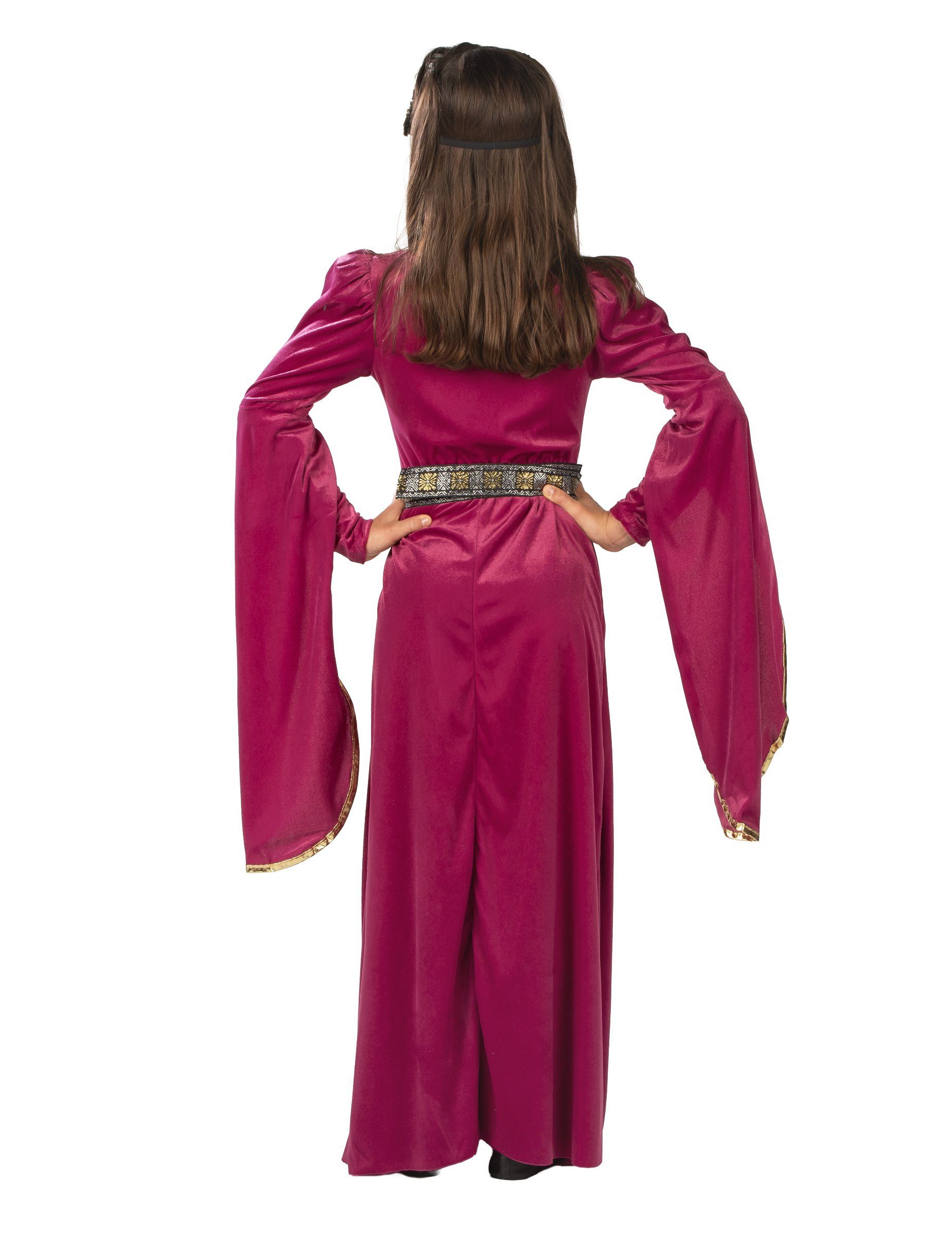 California Costumes Kostüm Mittelalter Prinzessin Kostüm für Kinder rosa 3-teilig