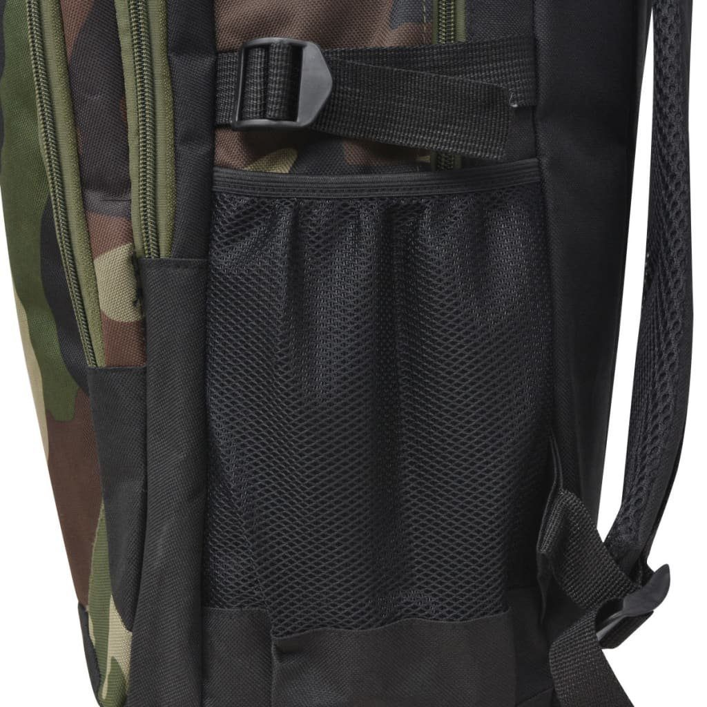 Camouflage Rucksack 40 Tarnfarbe L und Schwarz vidaXL Schulrucksack