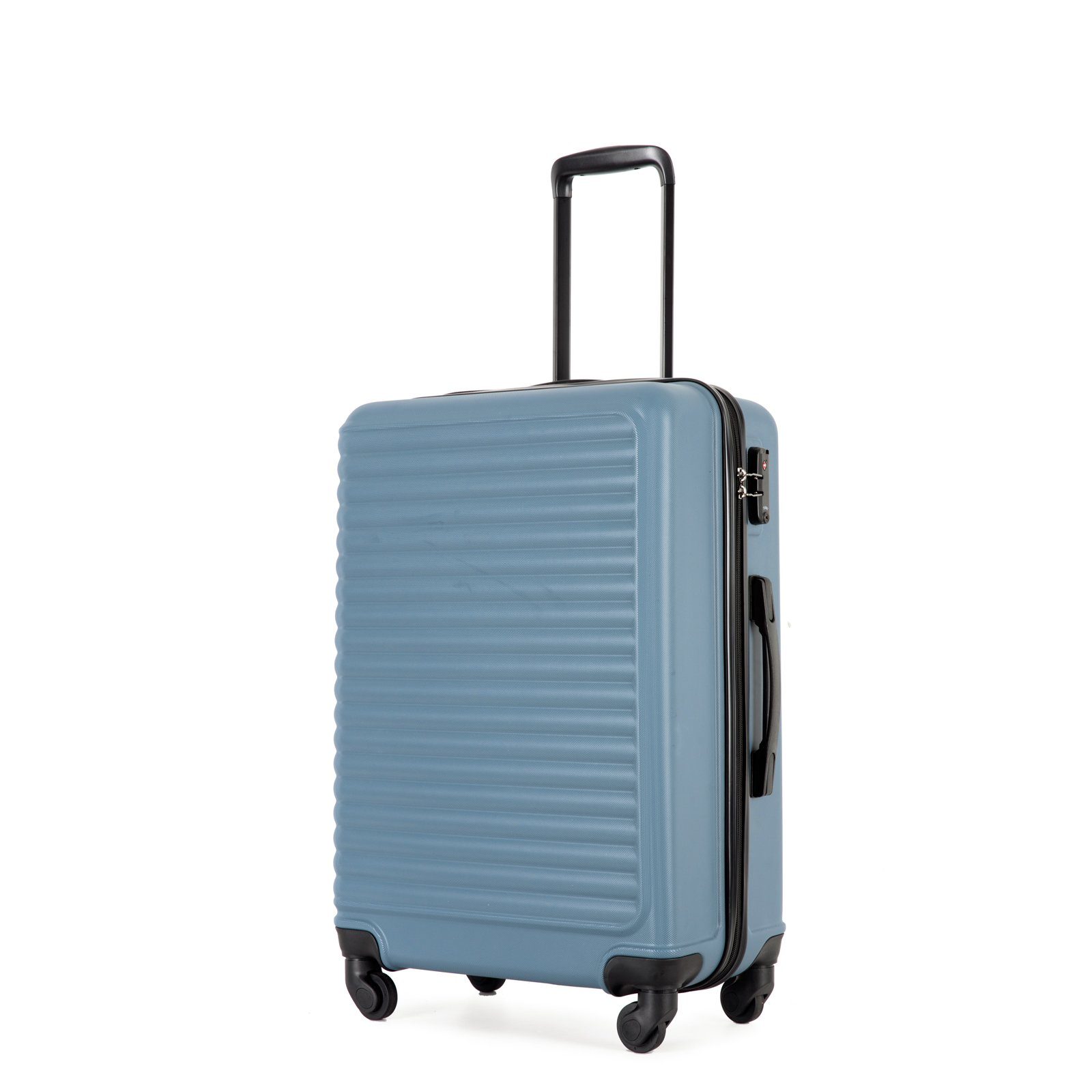 GLIESE Koffer Rollkoffer 4 Rollen TSA Zollschloss, 78*52*30 Blau