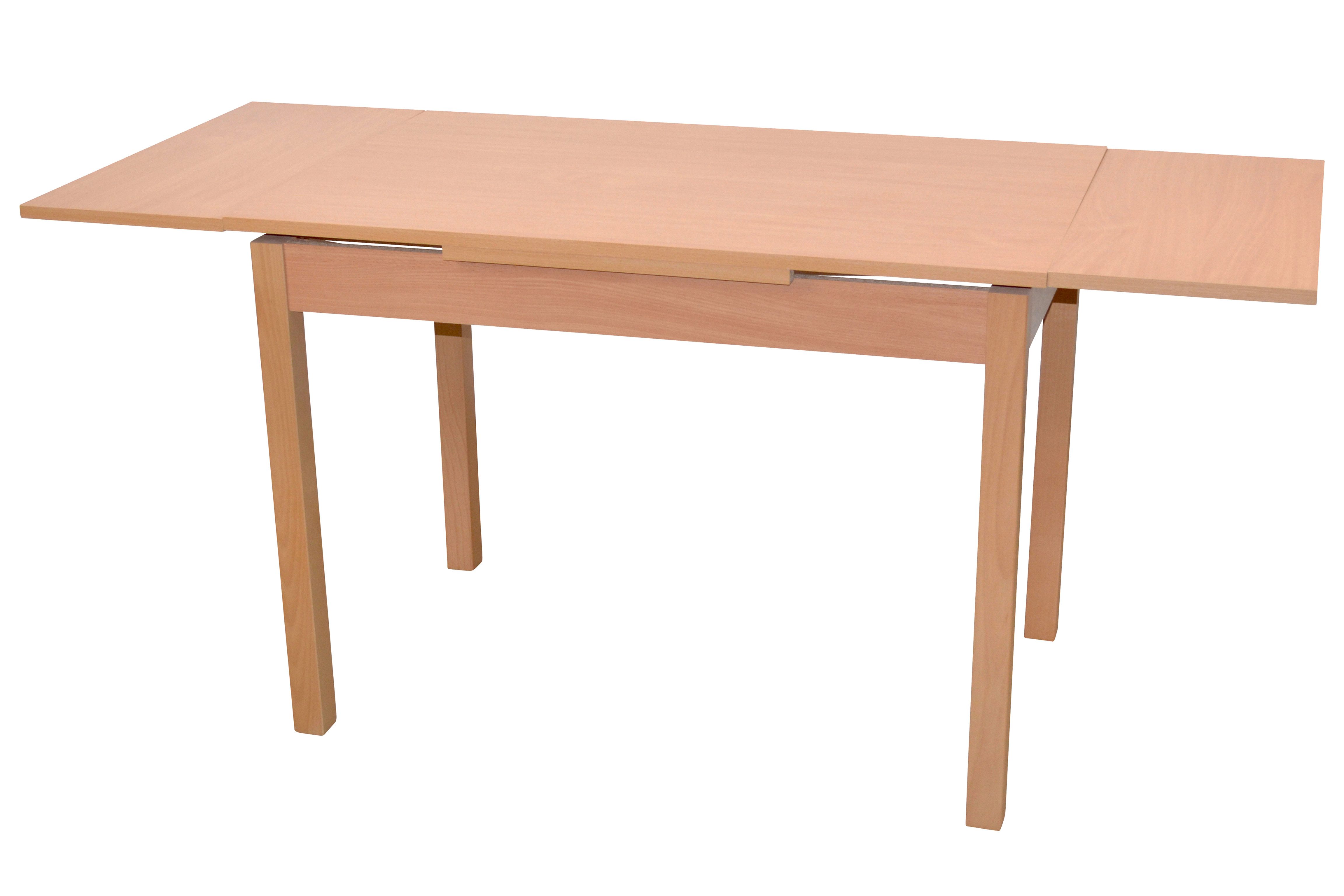 moebel-direkt-online Esstisch 4-Fuß-Esstisch, ausziehbar von 104 bis 164 cm, Tisch rechts/links ausziehbar