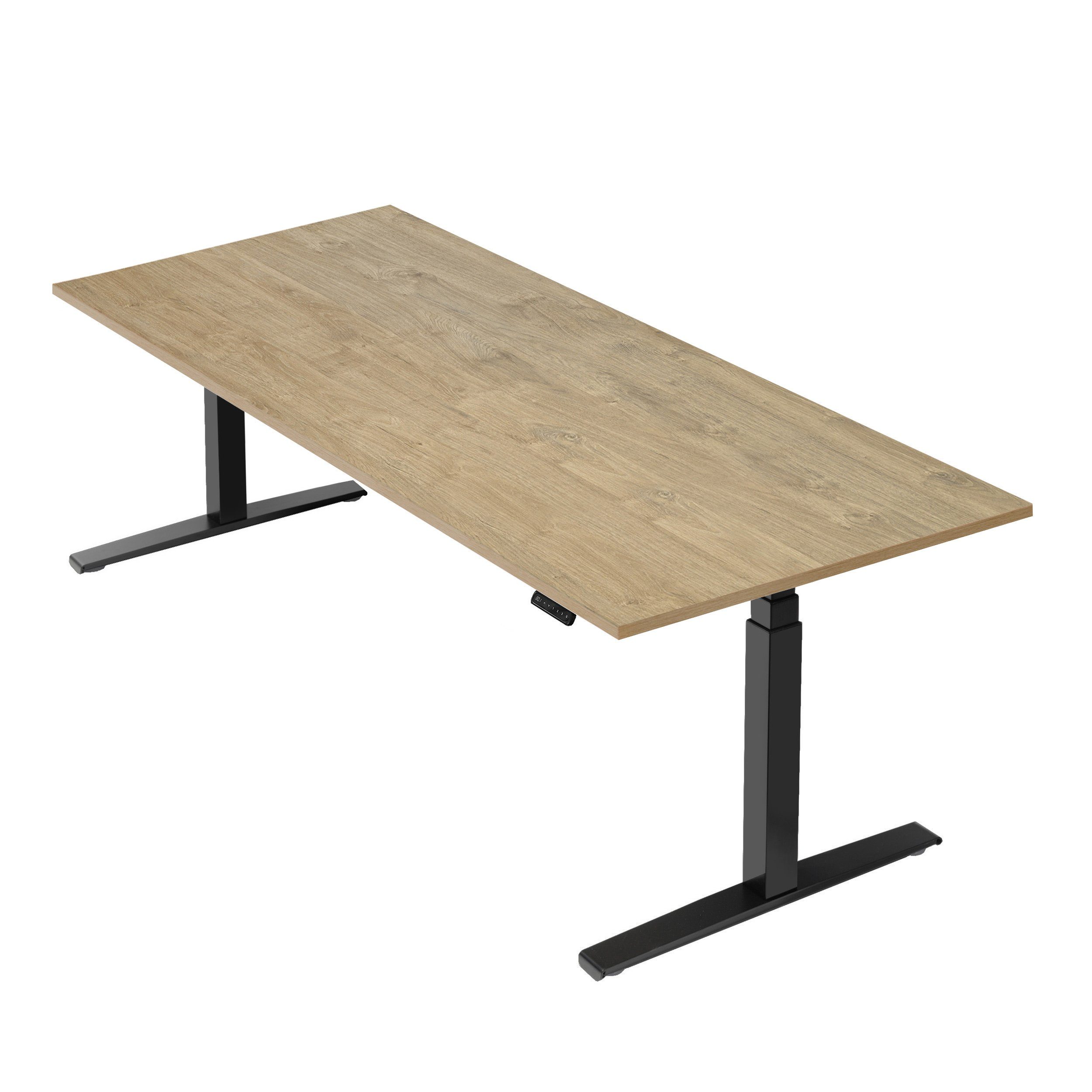 boho office® Schreibtisch Basic Line, Schwarz günstig online kaufen