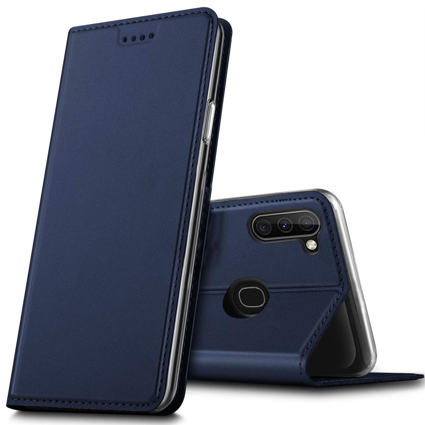CoolGadget Handyhülle Magnet Case Handy Tasche für Samsung Galaxy M11 6,4 Zoll, Hülle Klapphülle Ultra Slim Flip Cover für Samsung M11 Schutzhülle