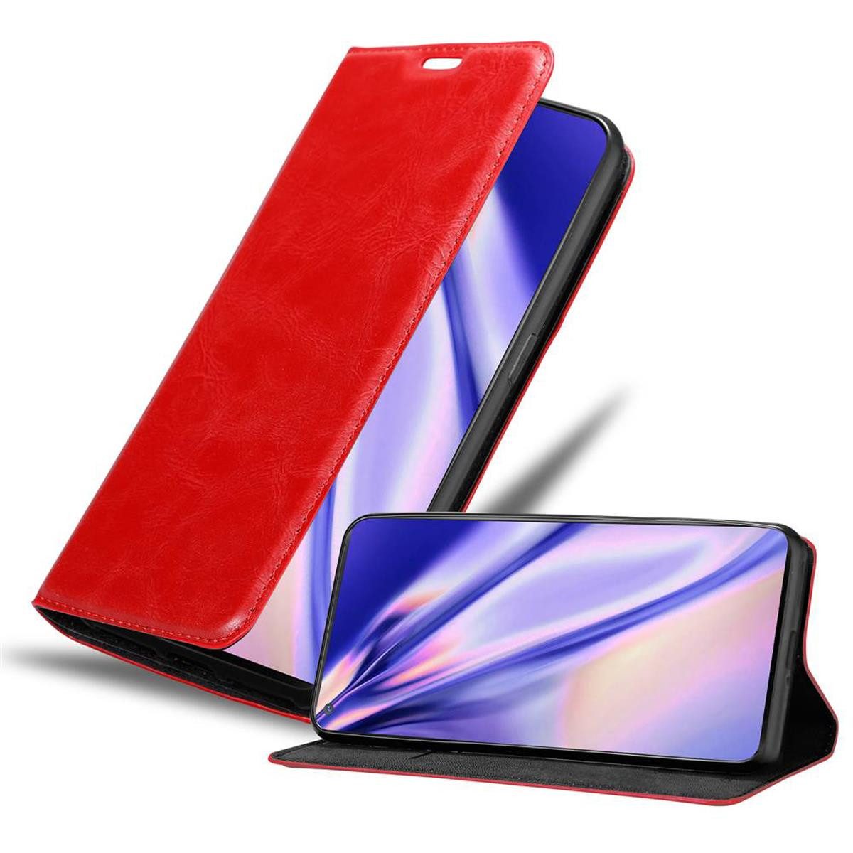 Cadorabo Handyhülle für Oppo FIND X2 PRO Hülle Oppo FIND X2 PRO, Hülle Schutzhülle mit Standfunktion, Magnetverschluss und Kartenfach