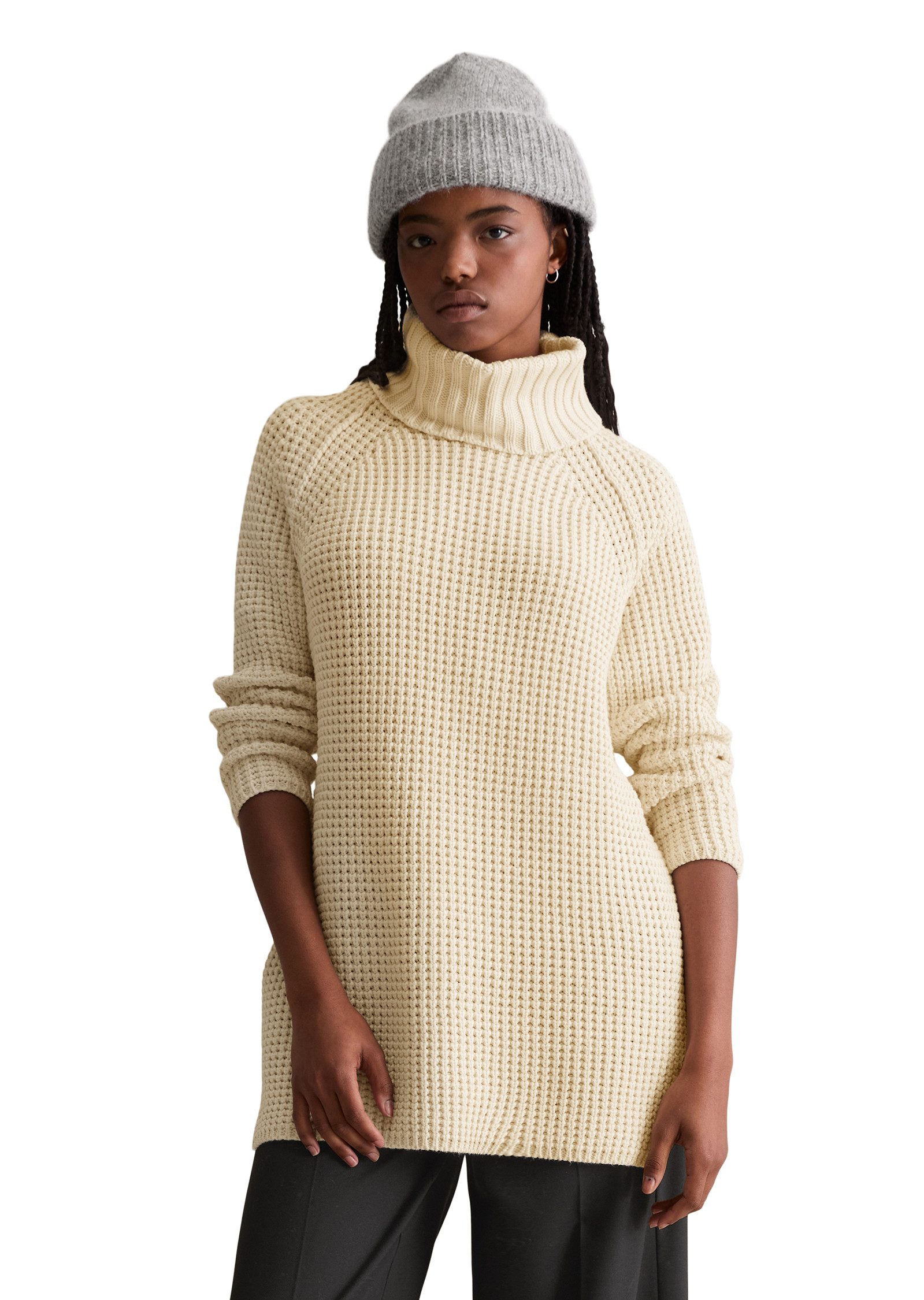 Marc O'Polo DENIM Rollkragenpullover relaxedfit, aus Organic Cotton-Mix, mi günstig online kaufen