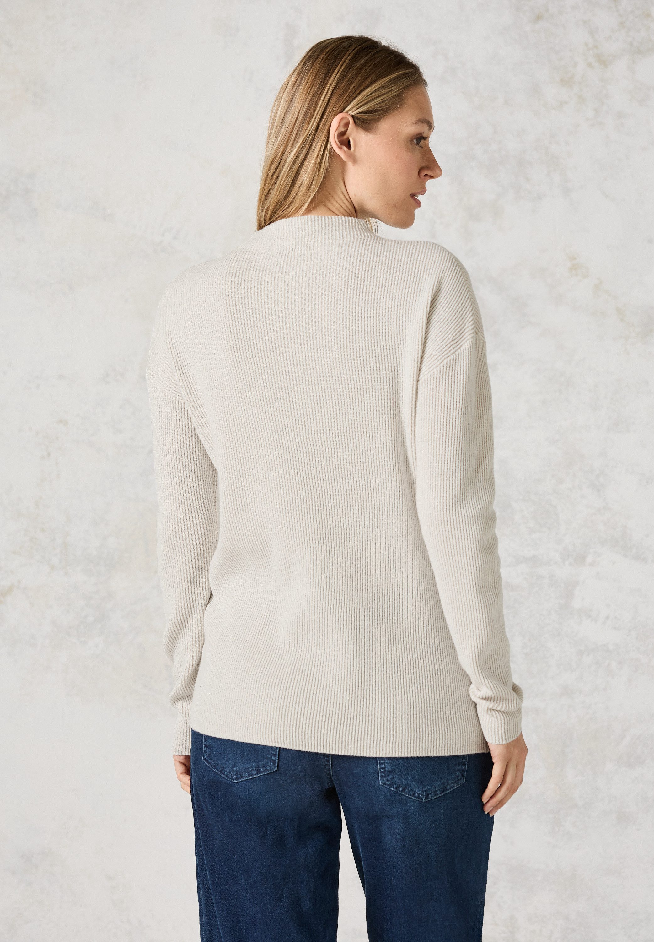 CECIL Strickpullover im Two Tone Look günstig online kaufen