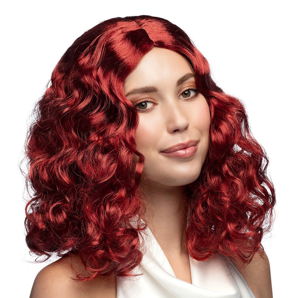 Kostüm-Perücke Damen Langhaar Locken Perücke 'Celeste' - 86424