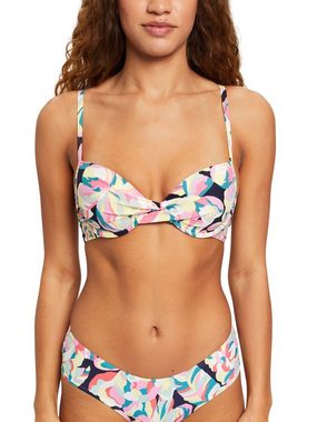 Esprit Bügel-Bikini-Top Wattiertes Bügel-Bikinitop mit Blümchenprint