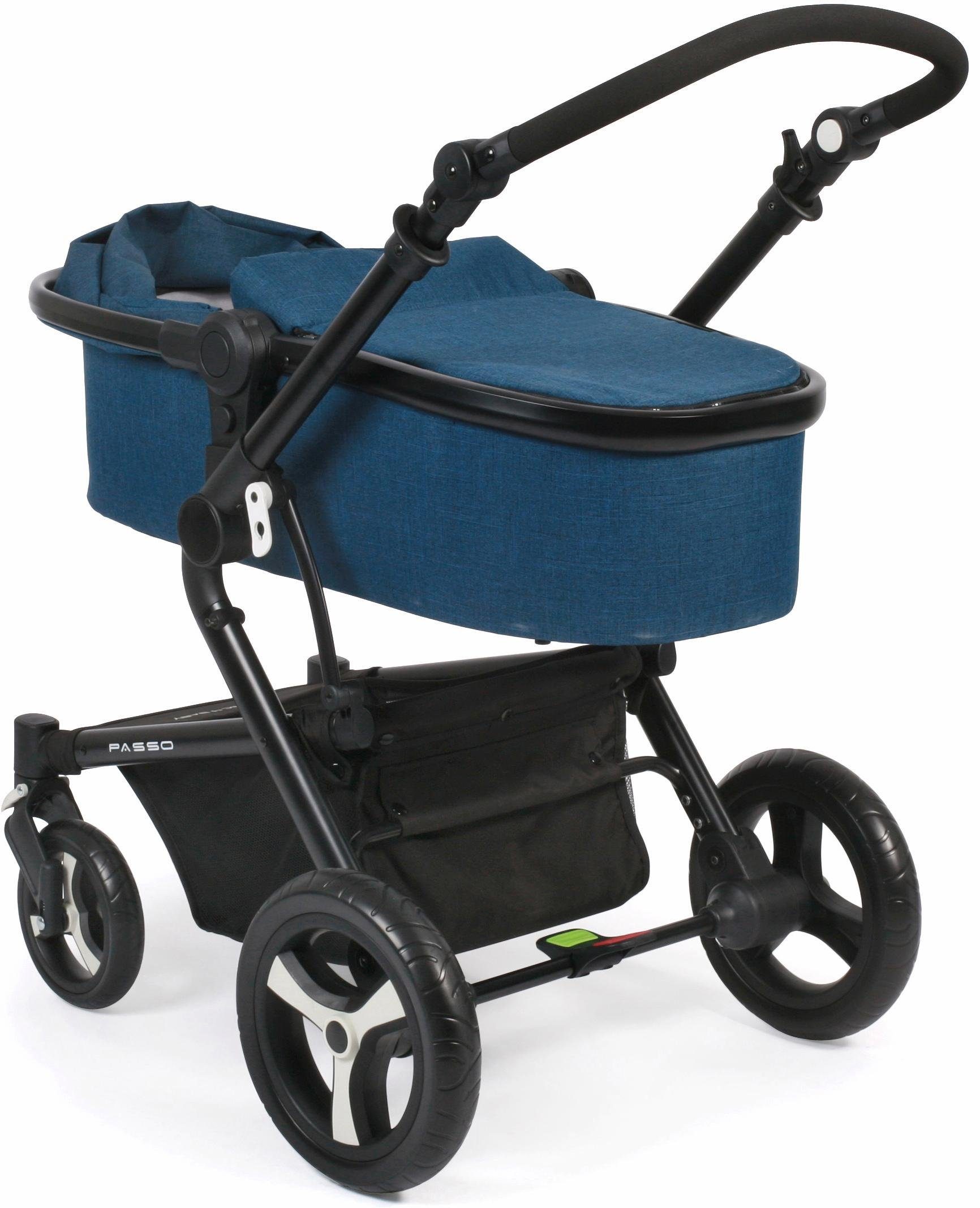 Kombi-Kinderwagen navy, CHIC4BABY Kinderwagen Passo, ;