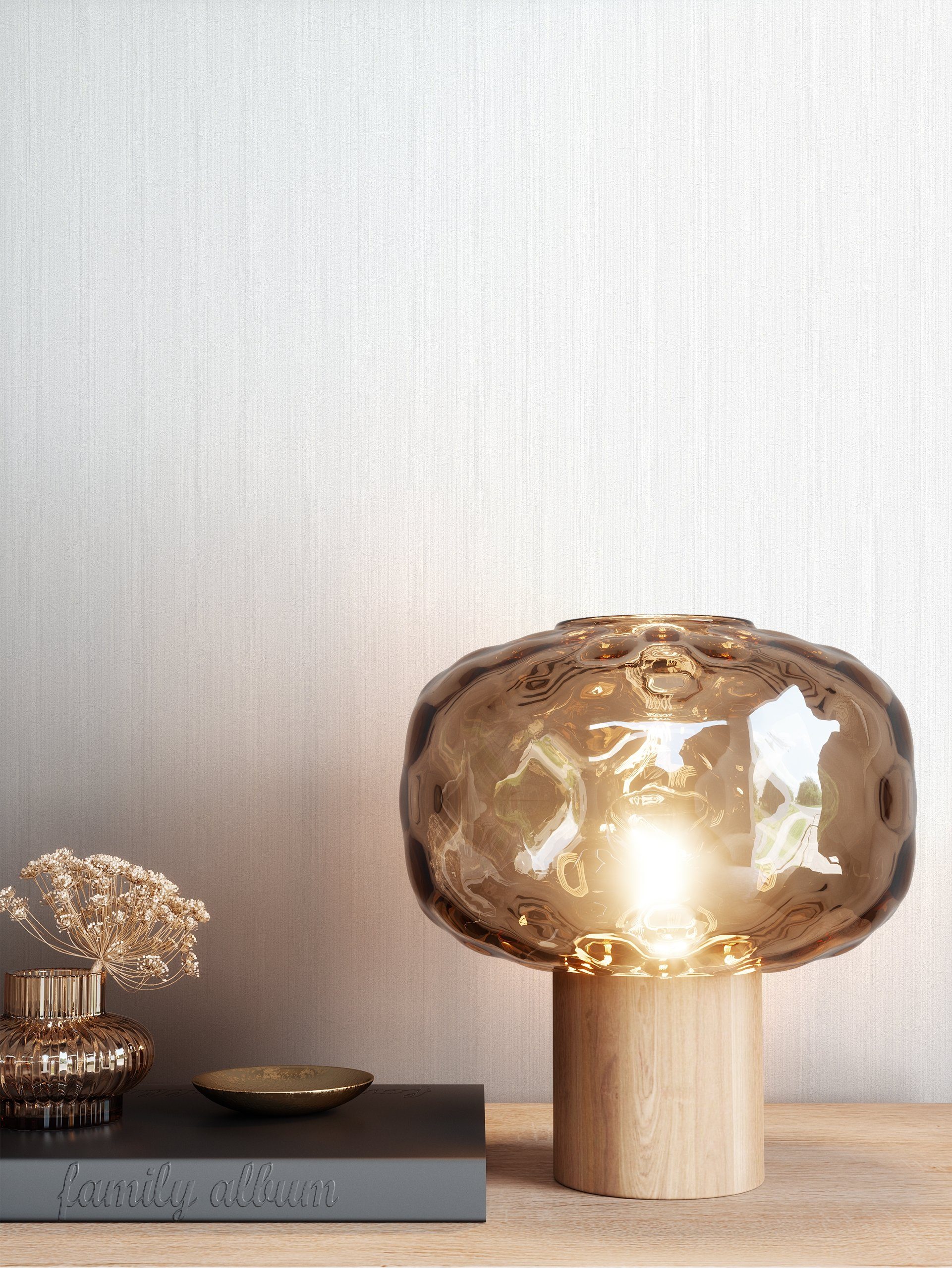 Newroom Vliestapete Rylie Uni 3 Tapete Unitapete Leicht Glänzend,Einfarbig, günstig online kaufen