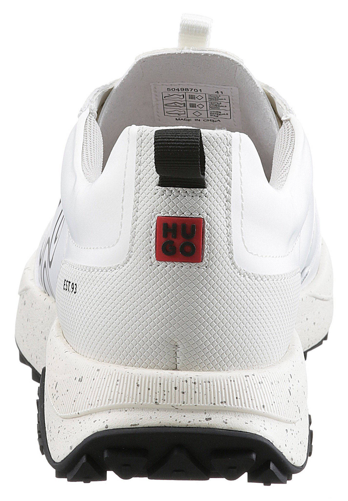 HUGO Kane_Runn Sneaker auffälligem mit weiß Logoschriftzug