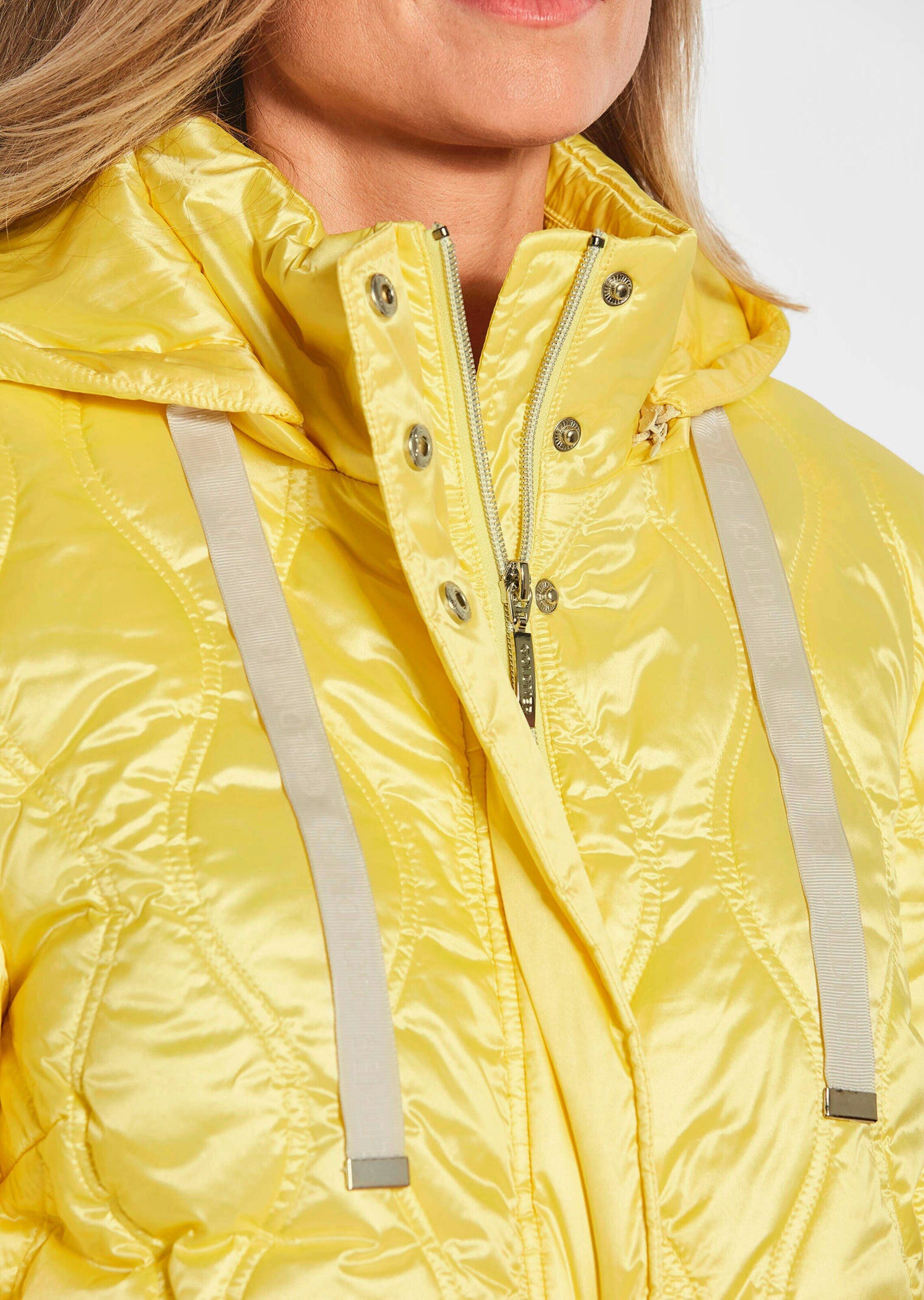 GOLDNER Outdoorjacke Herbstjacke Damen mit welliger Steppung im sportlichen Look Outdoorjacke Damen, Uni, leicht gefüttert, Kapuze