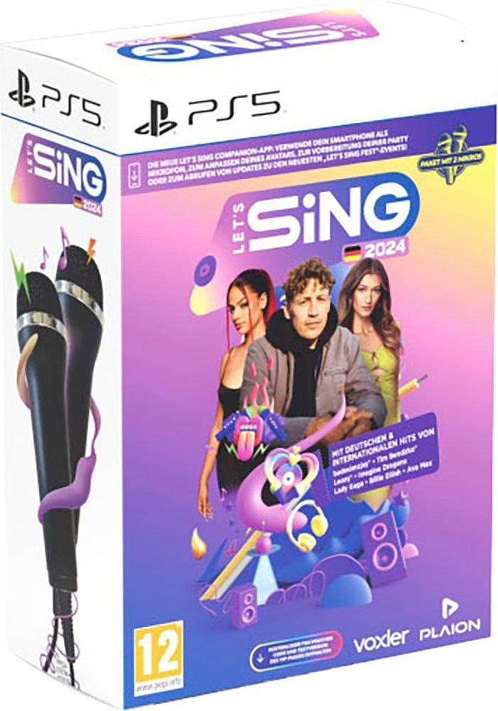 Let's Sing 2024 and 2 Mic - PlayStation 5, PlayStation 5