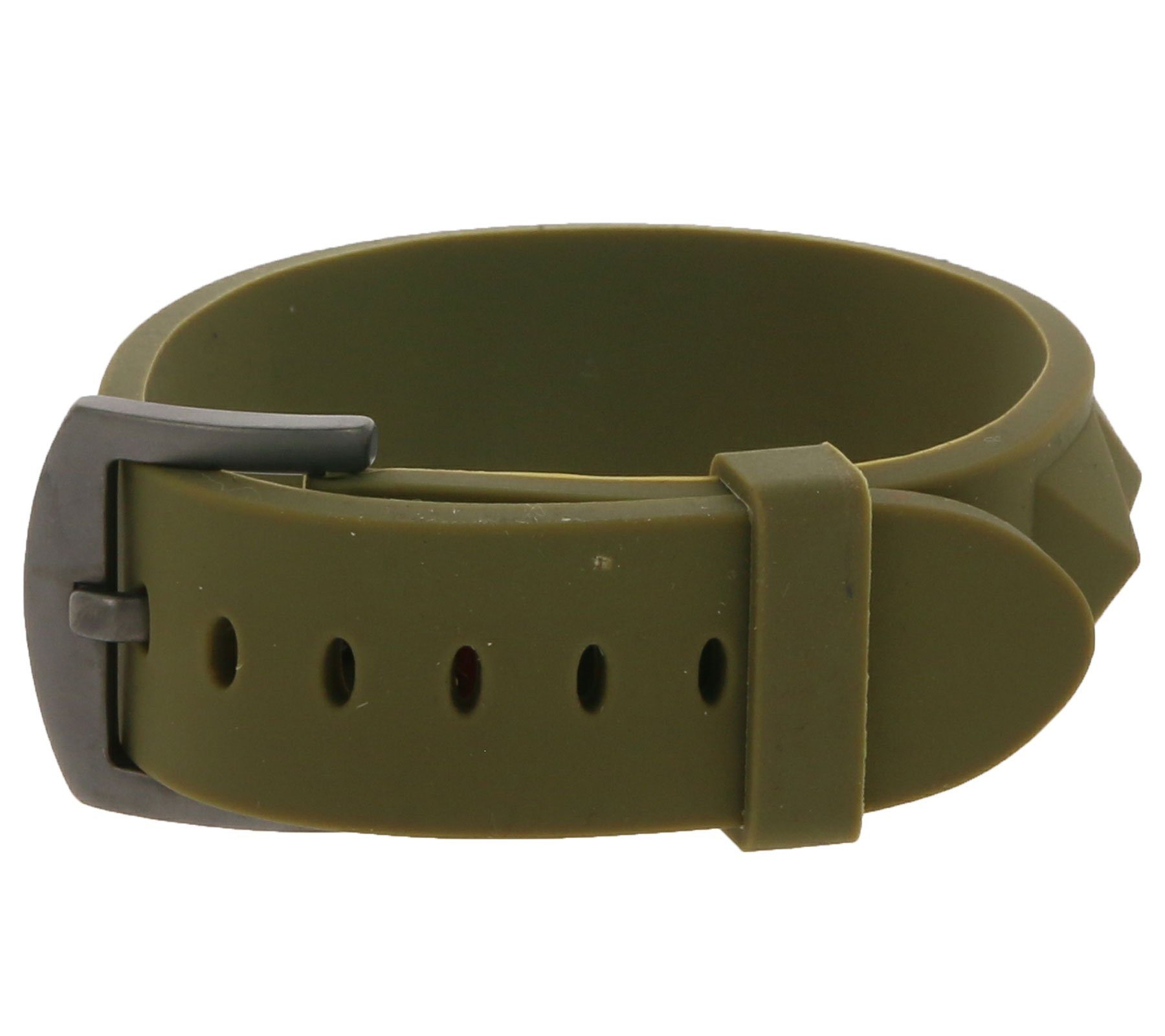 Armband C3 Silikon-Armband Mode-Schmuck Oliv Grün Arm-Schmuck C3 schönes mit Schnallen-Verschluss
