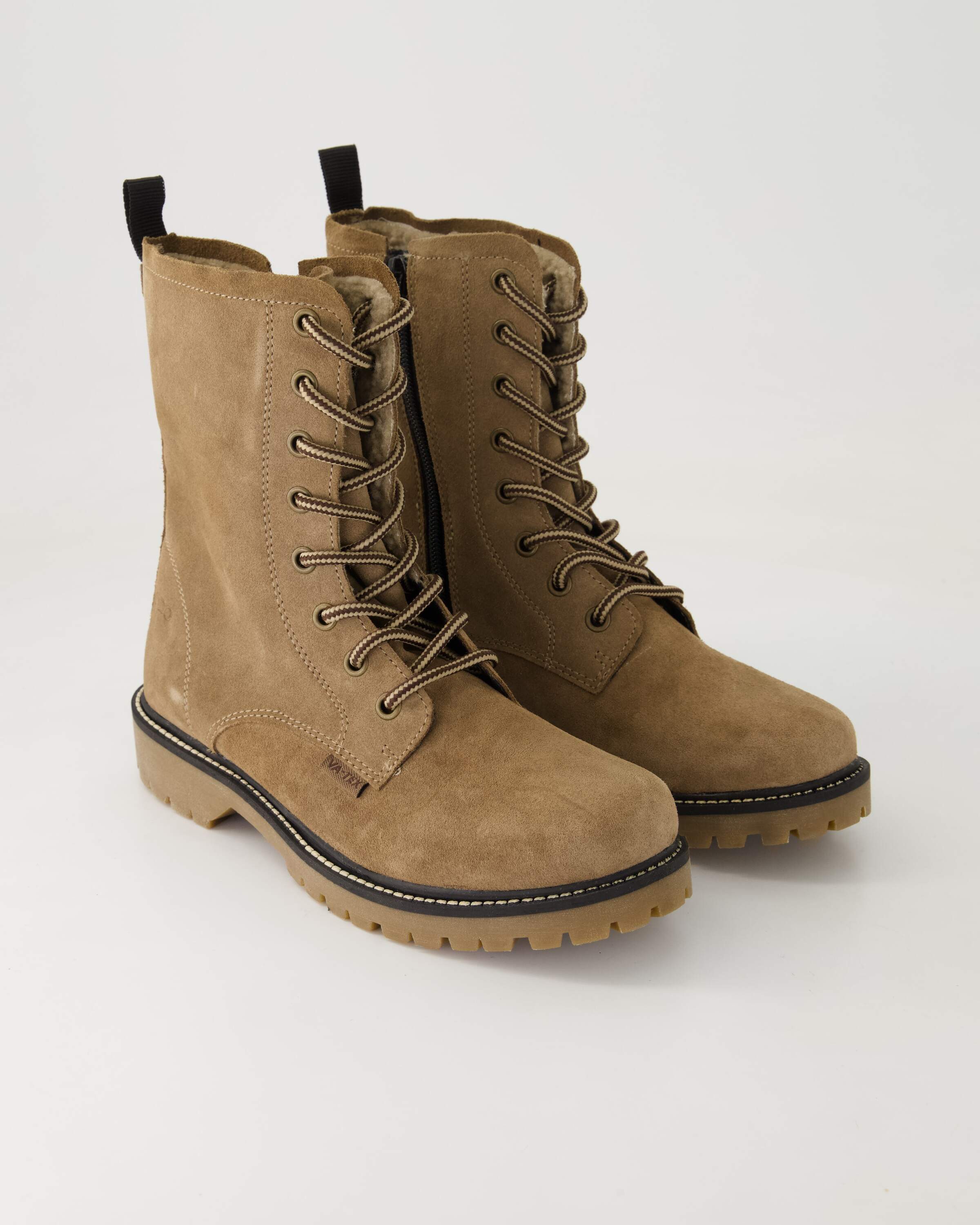 Vado Lulu High Zipper Vatex Schnürstiefel Obermaterial: Leder