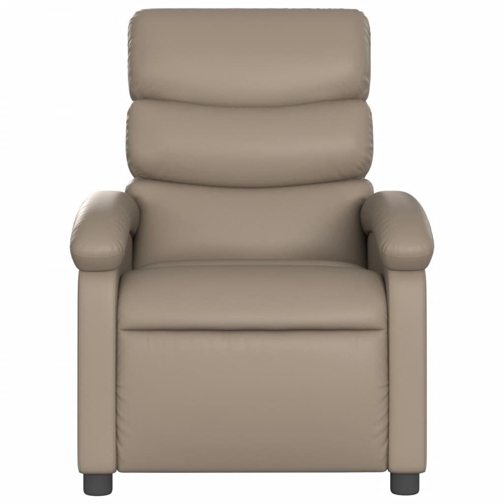 Sessel (1-St) Relaxsessel vidaXL Cappuccino-Braun Kunstleder