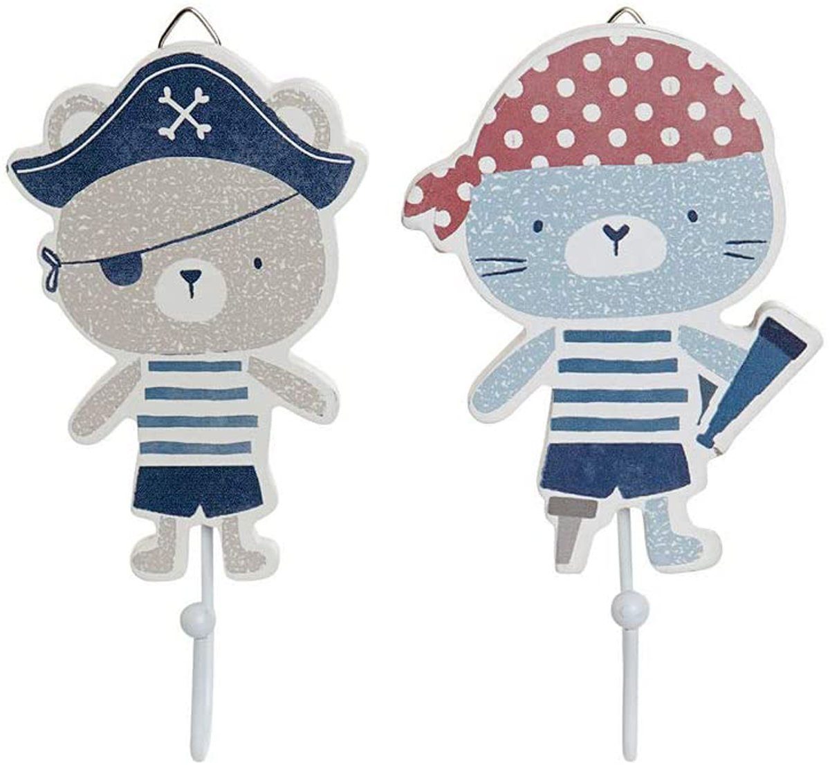 LB H&F Lilienburg Kleiderhaken 2er SET Kleiderhaken Kinder Kinderzimmer Kap günstig online kaufen