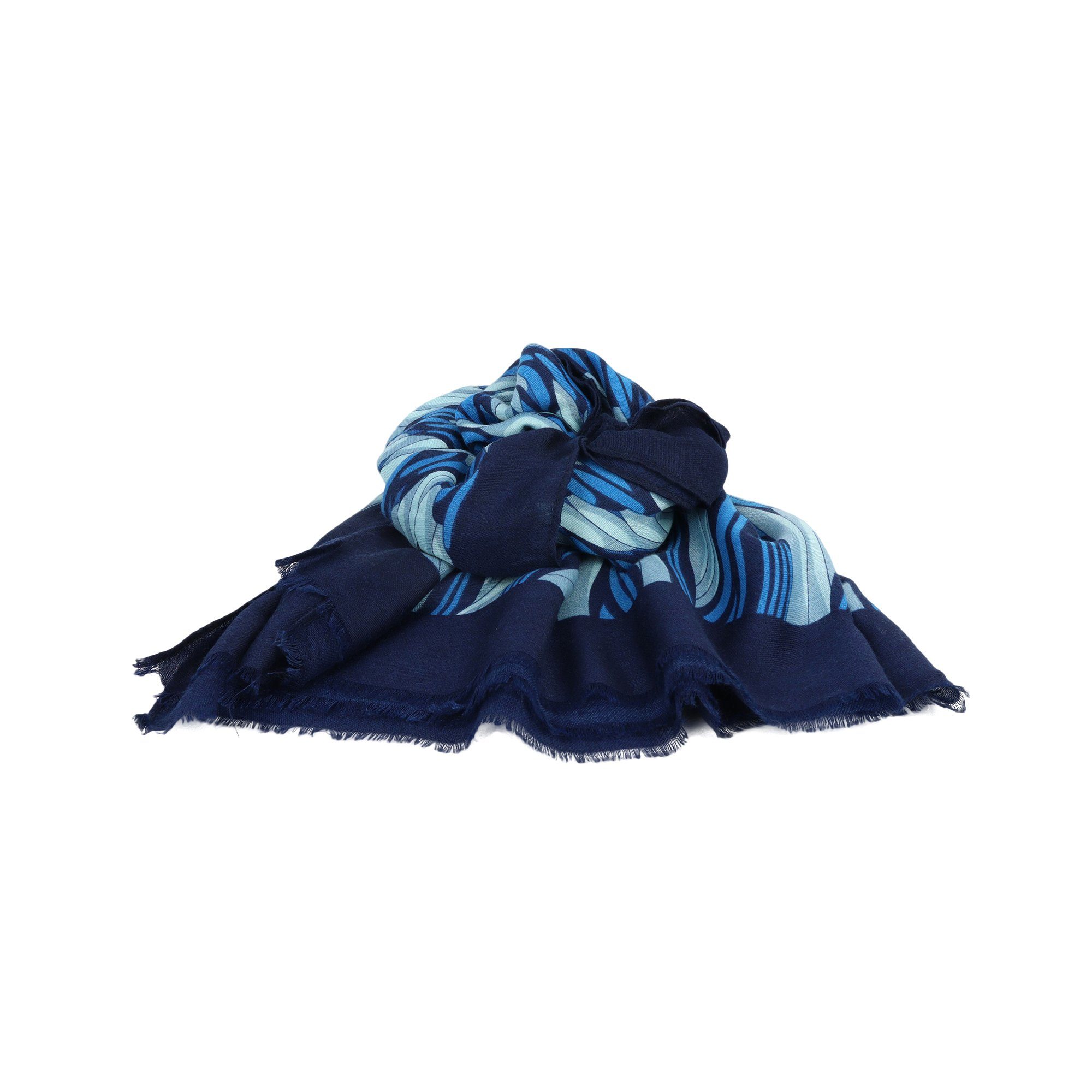 ZEBRO Modeschal blau Schal