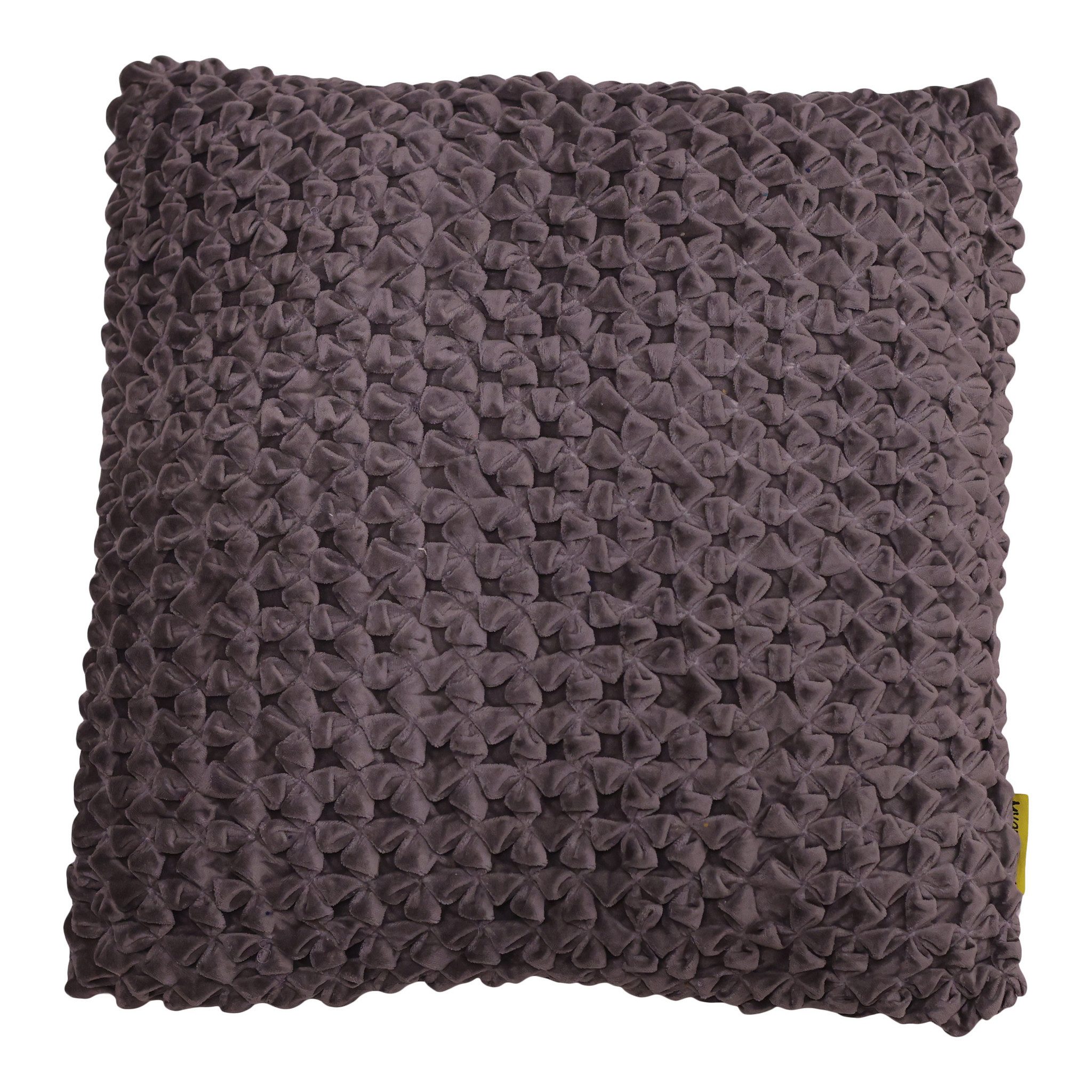 mycha Ibiza Dekokissen 2 x Kissen 45x45cm Samtkissen, 100% Baumwolle, abnehmbarer Bezug, inkl. Füllung