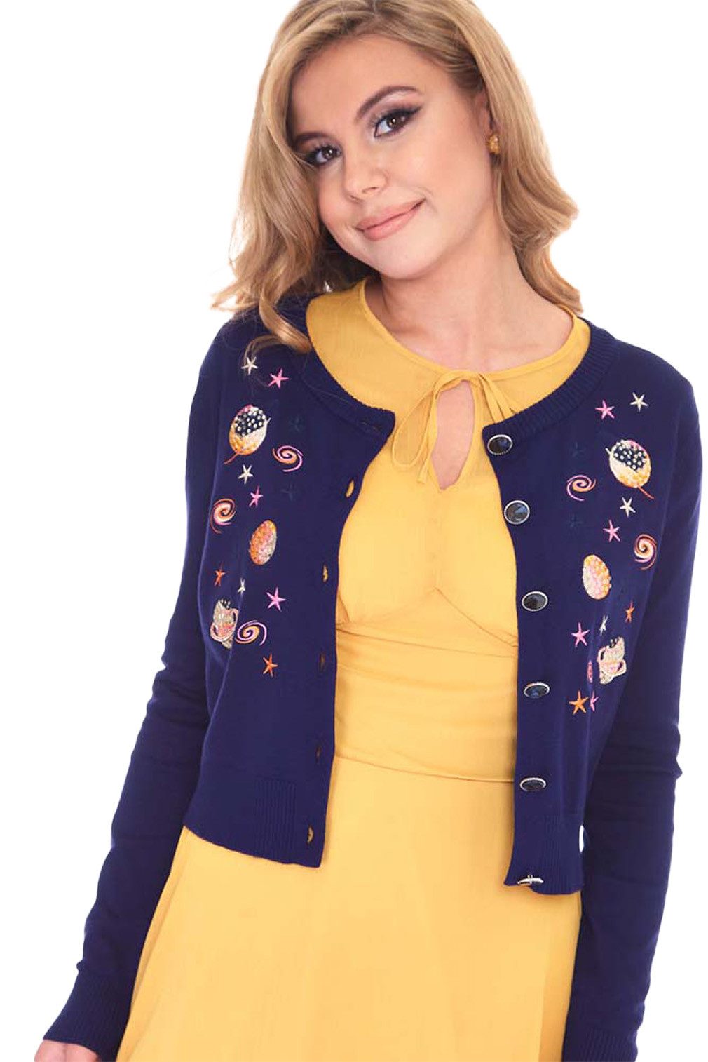 Voodoo Vixen Strickjacke Space Chic Cardigan günstig online kaufen