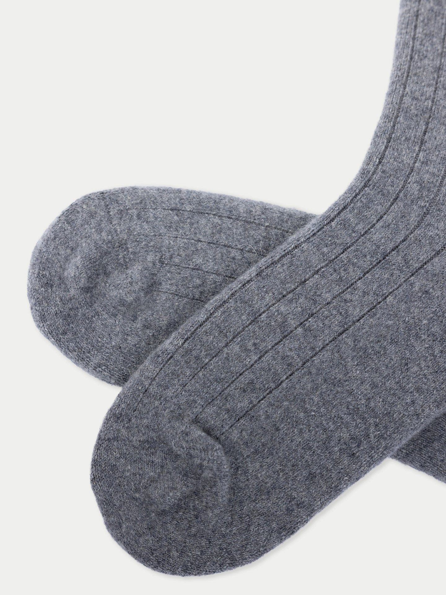 GOBI Cashmere Socken Unisex Kaschmir Rippenstrick-Bettsocken günstig online kaufen