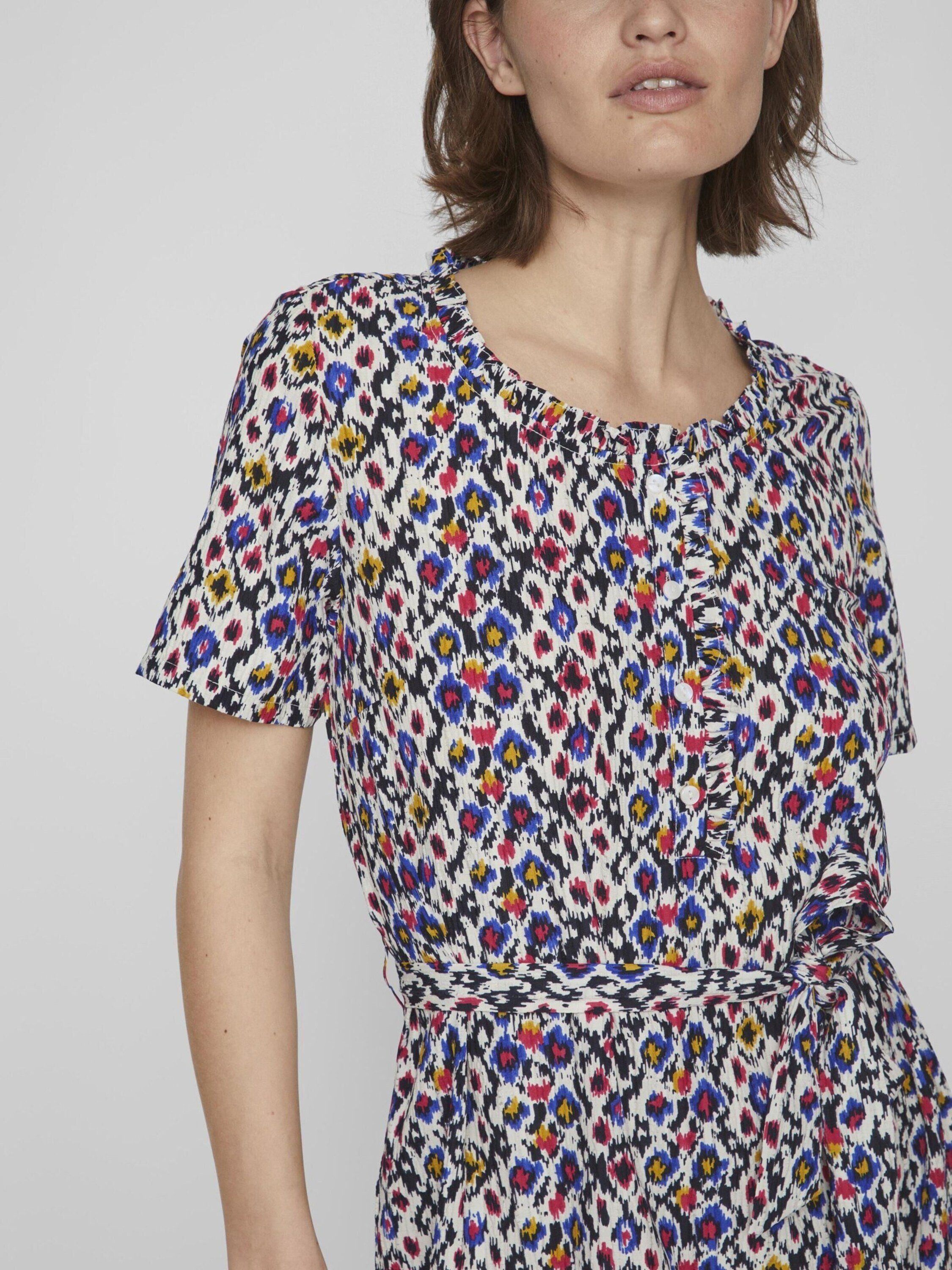 Vila Blusenkleid Sille (1-tlg) Rüschen